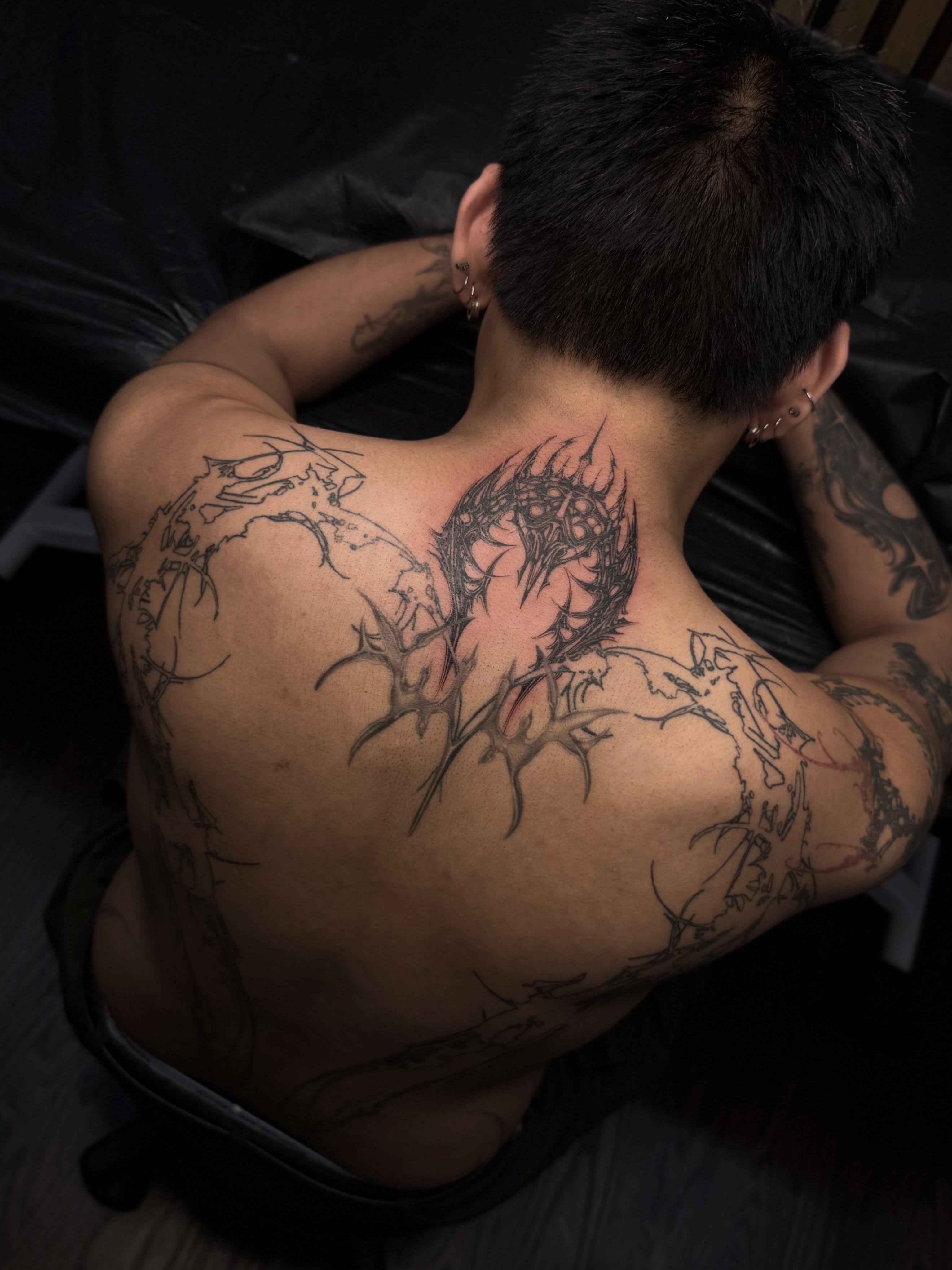 Tattoo by @voldblk — black_and_grey