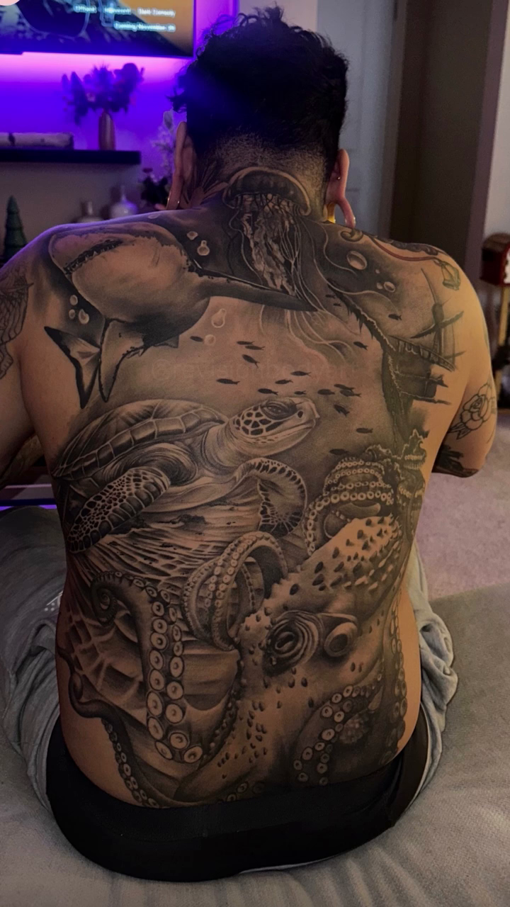 Tattoo by @winonataylortattoos — dark_realism, black_and_grey