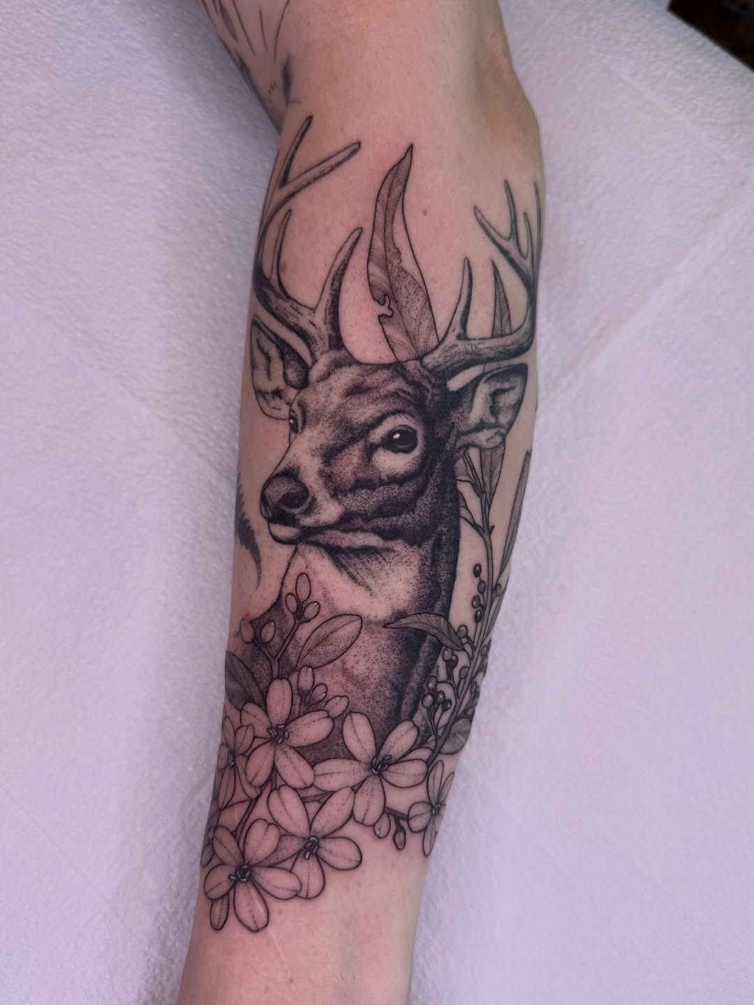 Tattoo by @jenaperrytattoos — realism, black_and_grey