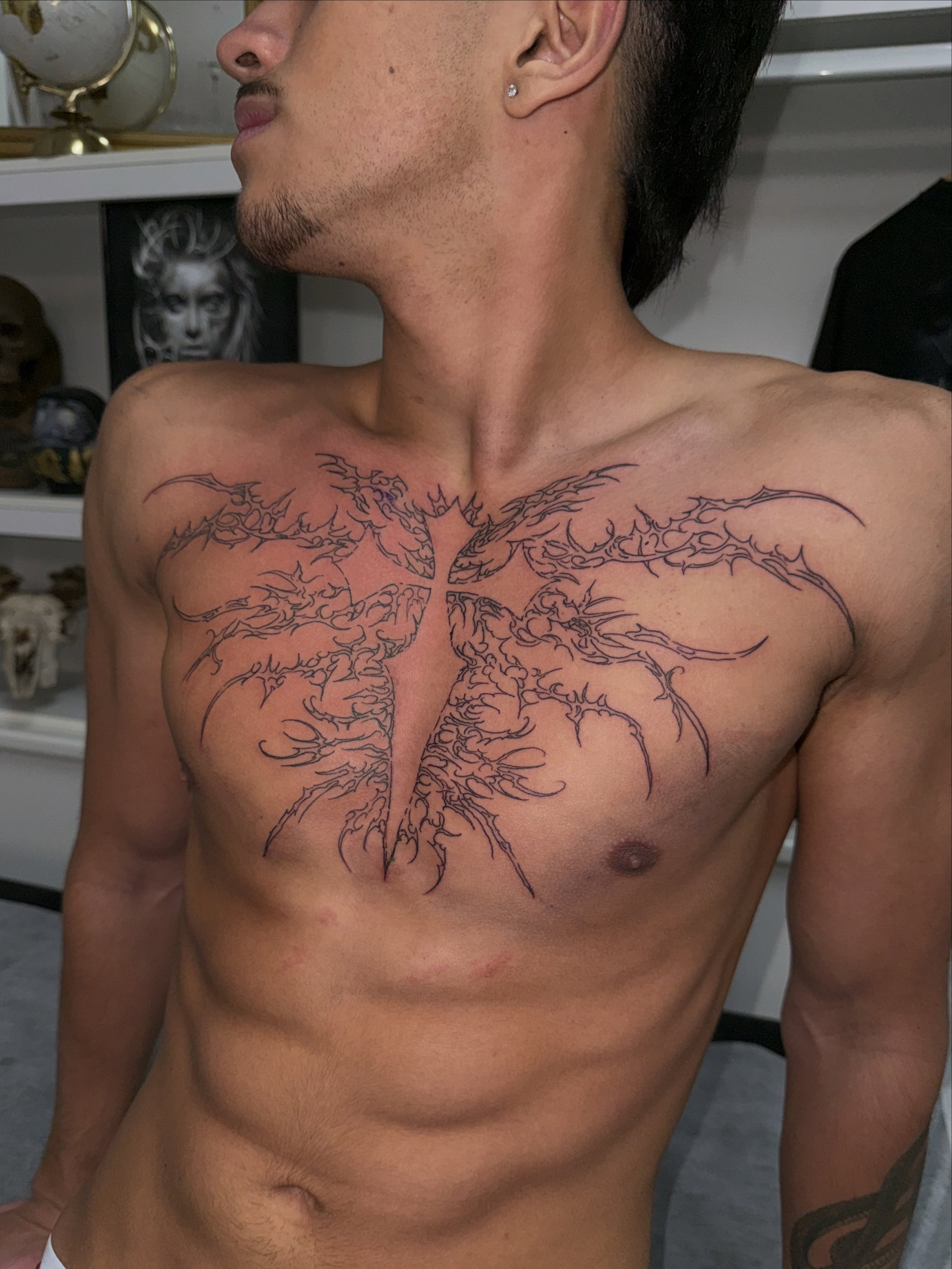 Tattoo by @diiv4n — black_and_grey