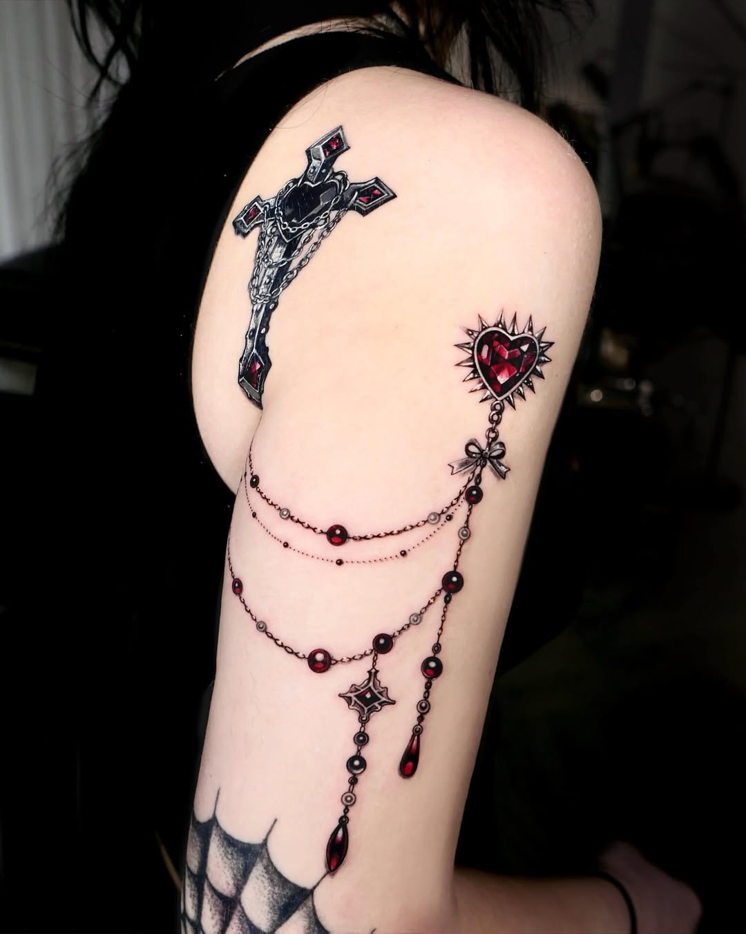 Tattoo by @yoda_ink — black_and_grey, ornamental
