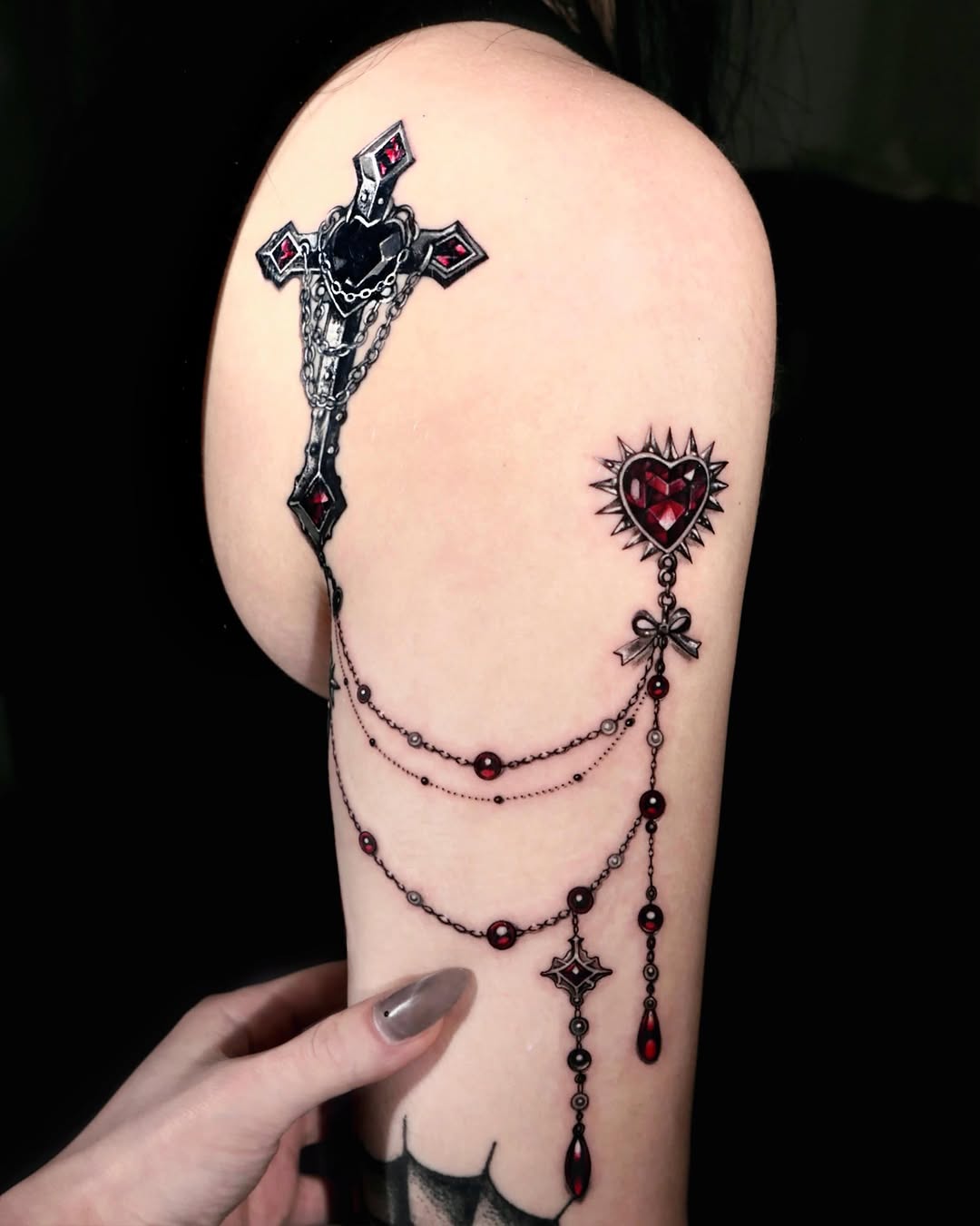 Tattoo by @yoda_ink — fine_line, ornamental