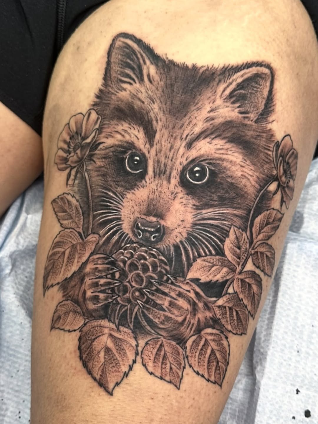 Tattoo by @hcierritattoosdanvers โ realism, black_and_grey