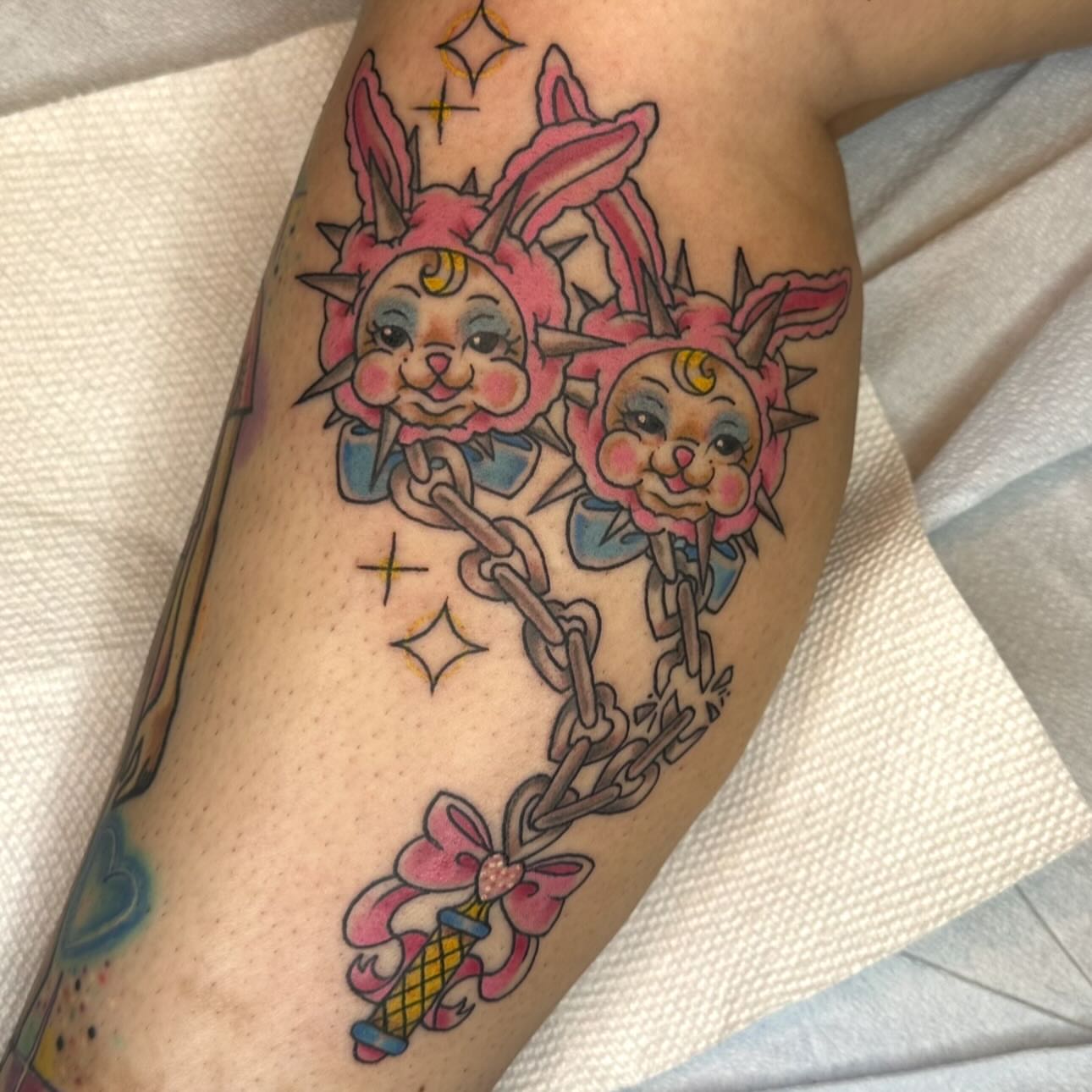 Tattoo by @soapytattoo — american_traditional, dotwork