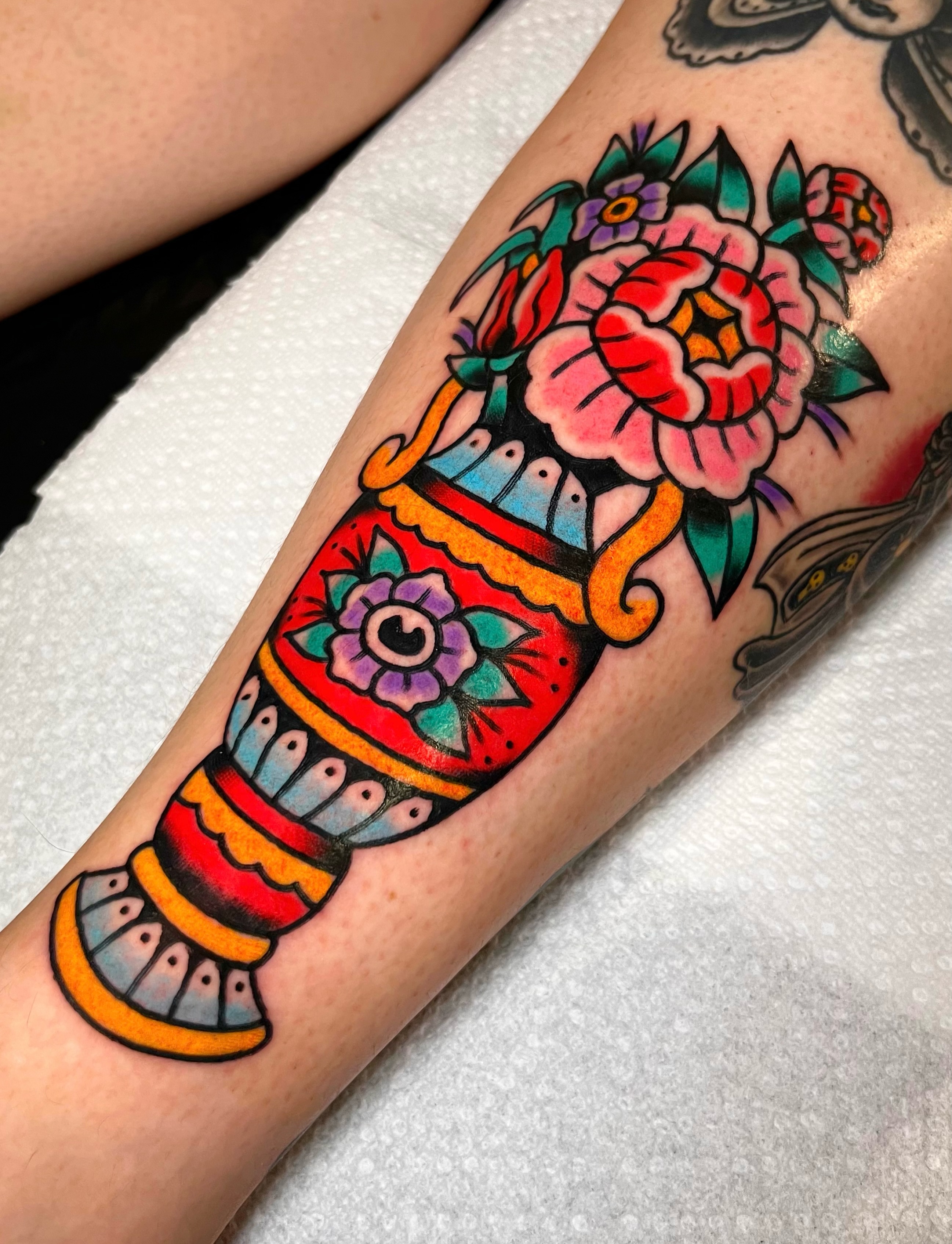 Tattoo by @anchoredaweightattoo — american_traditional
