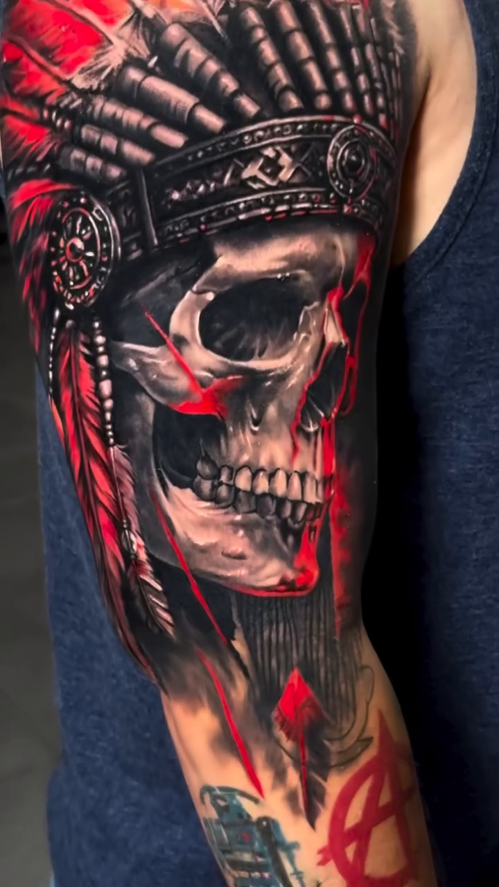 Tattoo by @leahross_tattoo — realism, dark_realism