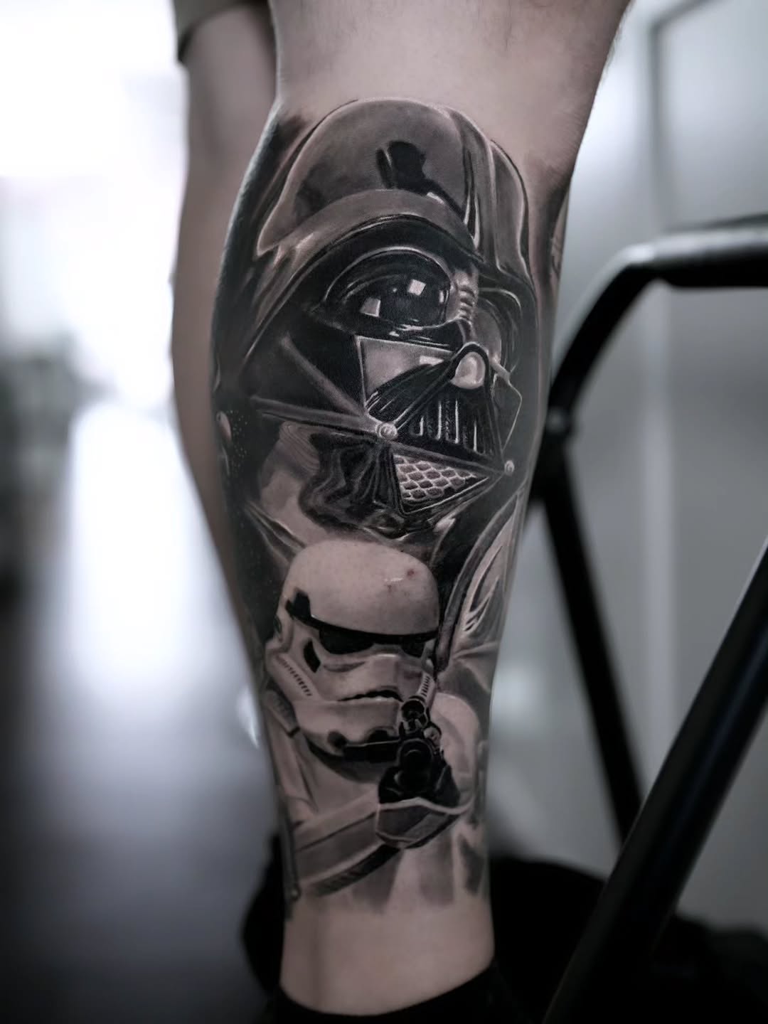 Tattoo by @vik_tattoos — realism, black_and_grey
