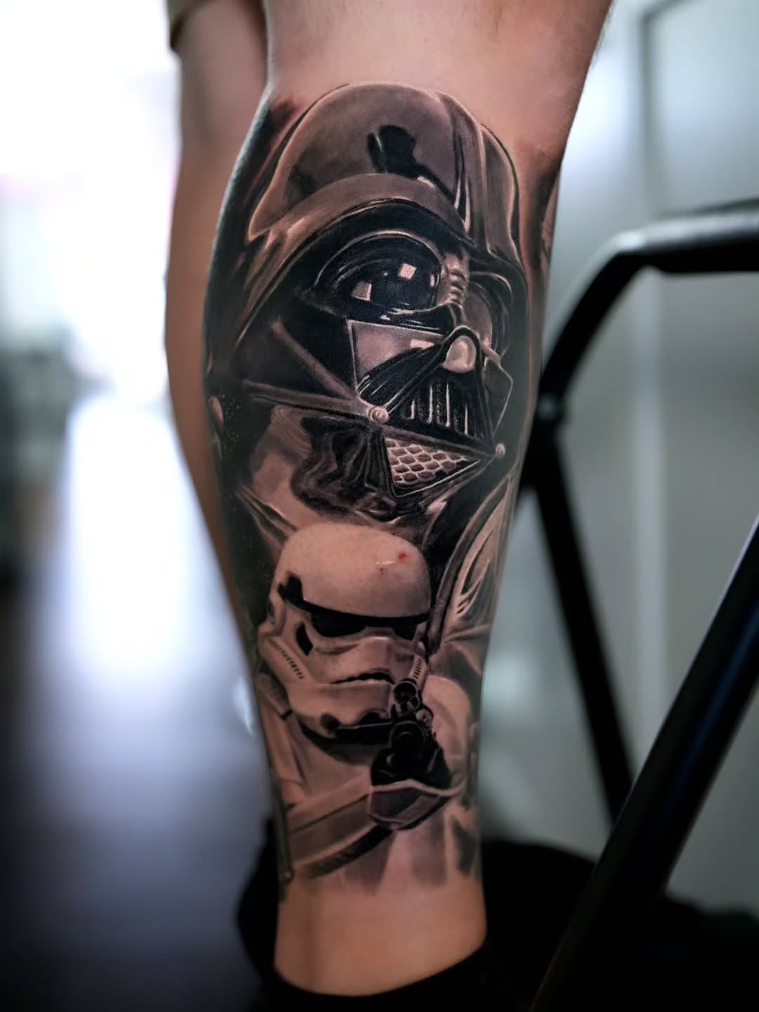 Tattoo by @vik_tattoos — realism, black_and_grey