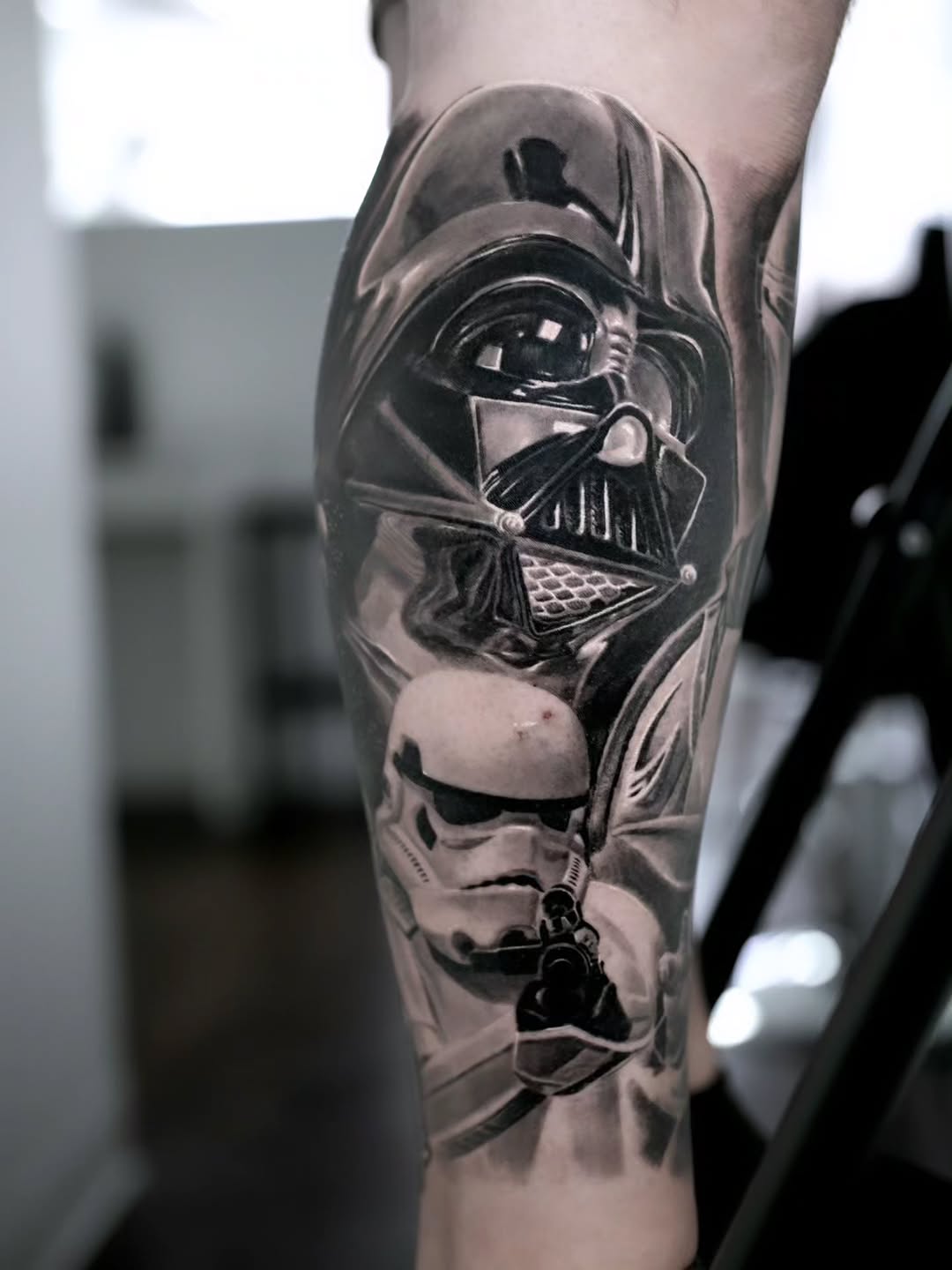 Tattoo by @vik_tattoos — realism, black_and_grey