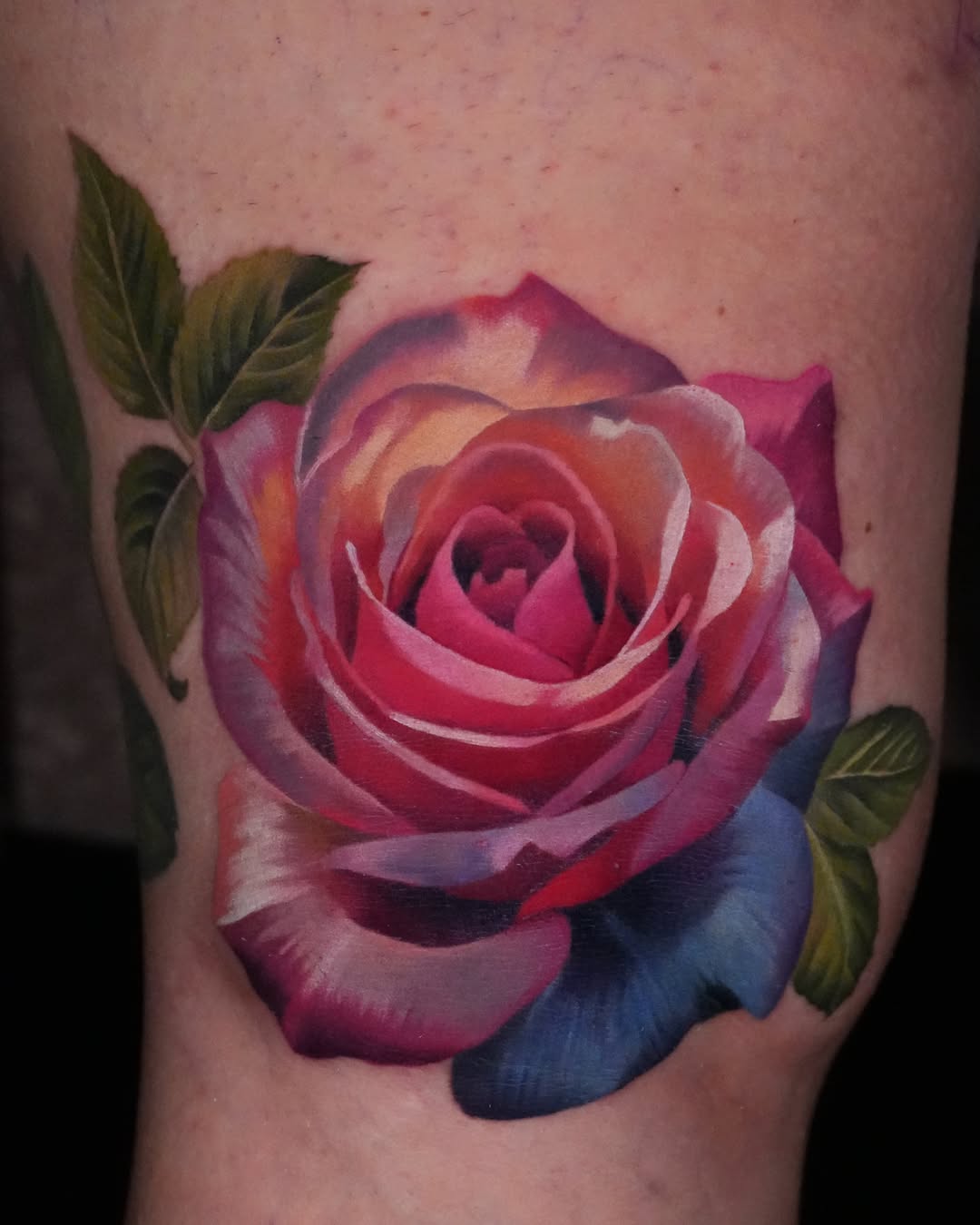 Tattoo by @raptorlazer — realism, color