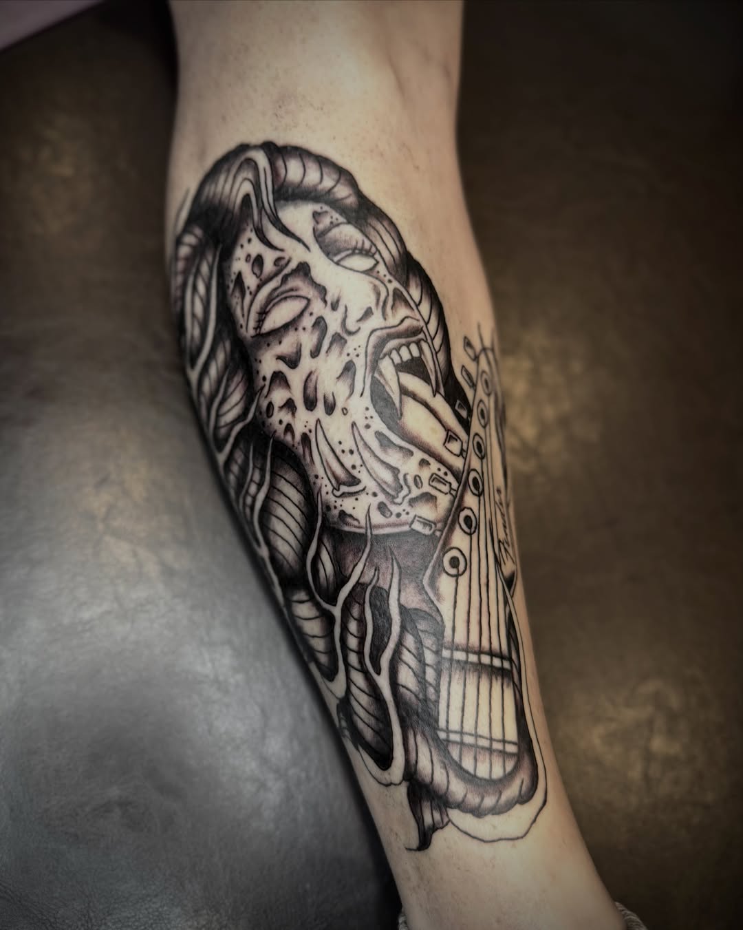 Tattoo by @tylermoontattoo — black_and_grey, realism