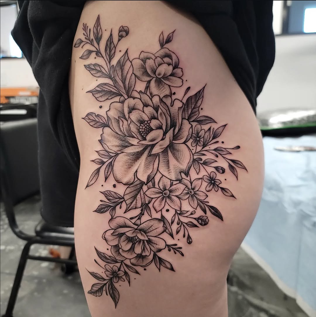 Tattoo by @jongriffintat2 — black_and_grey, fine_line