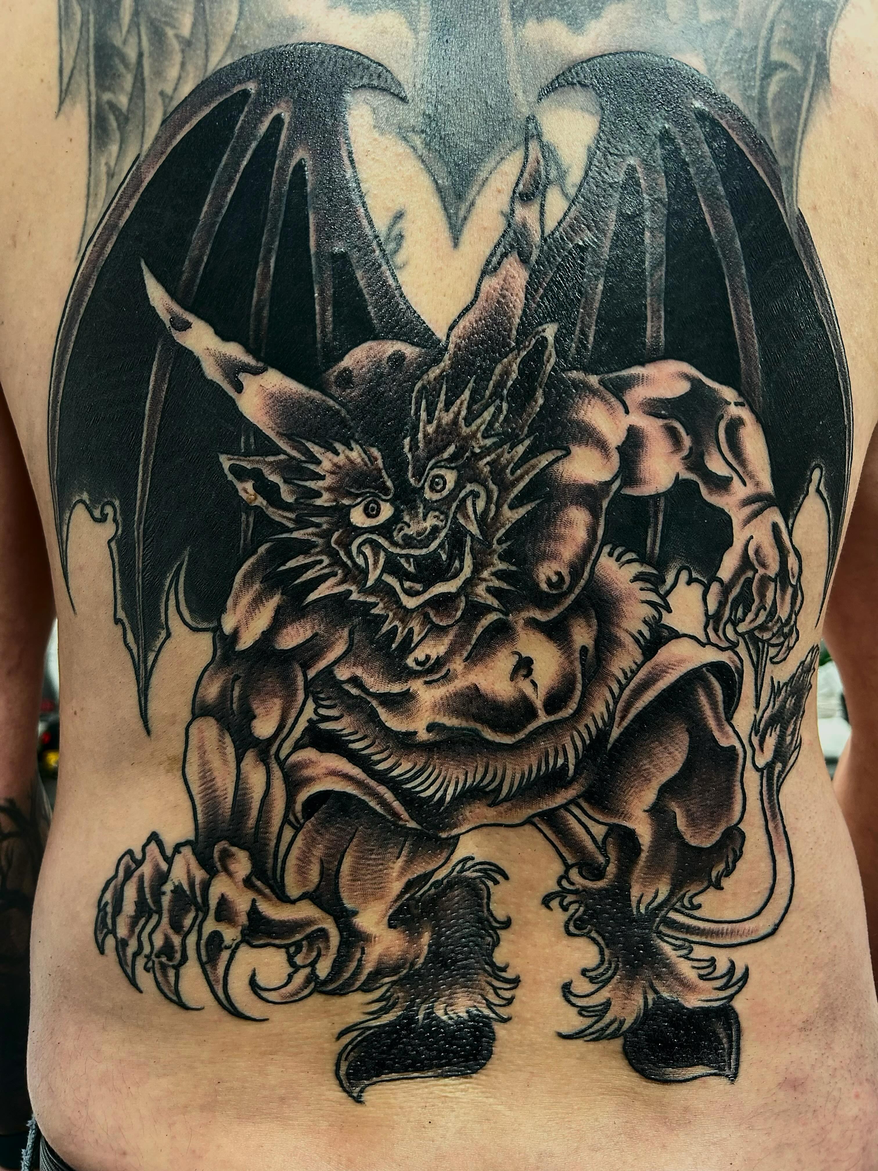 Tattoo by @olaf.tattoos — black_and_grey