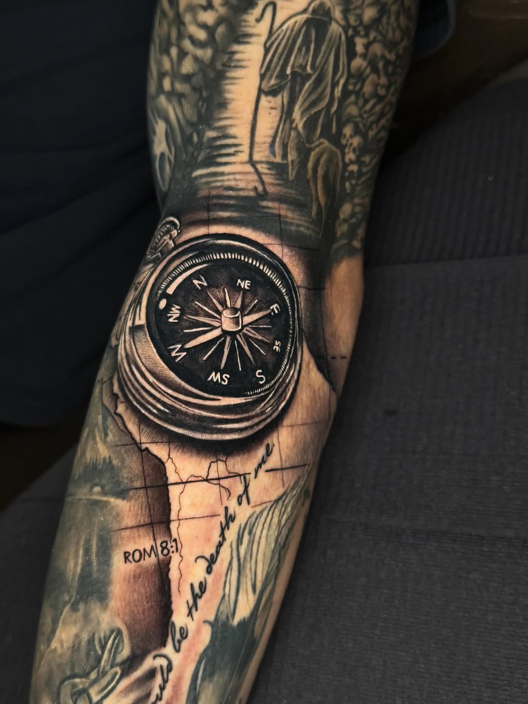 Tattoo by @ericzuluart — realism, black_and_grey