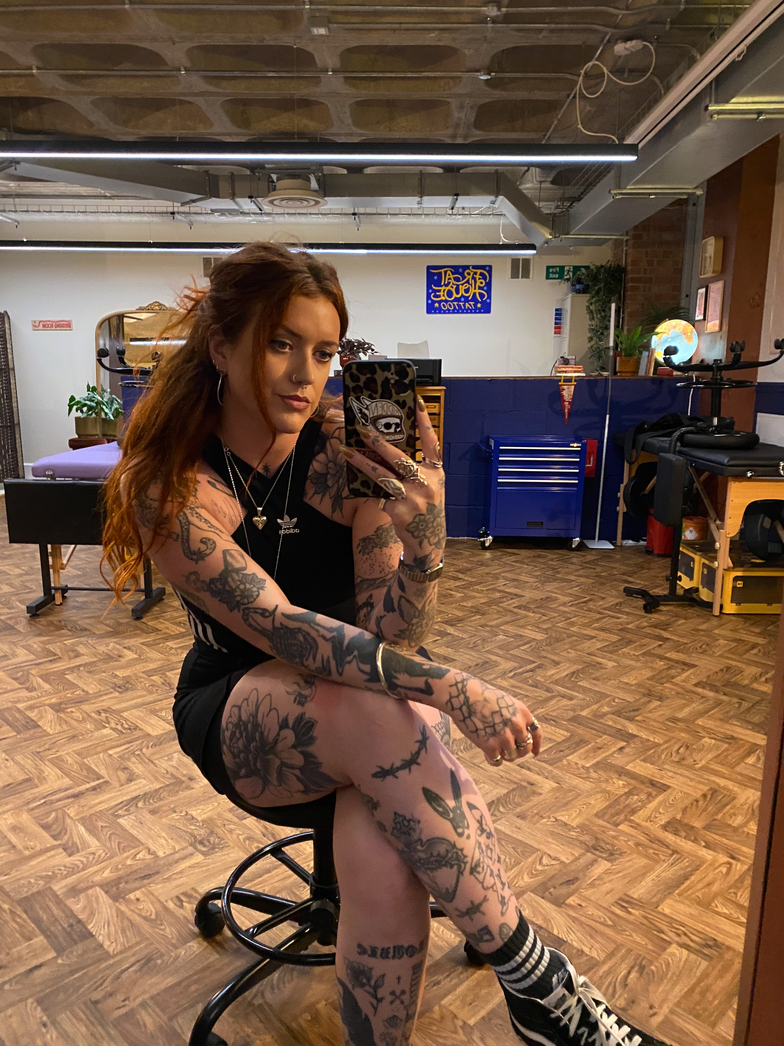 Tattoo by @tatemarthatattoo — black_and_grey