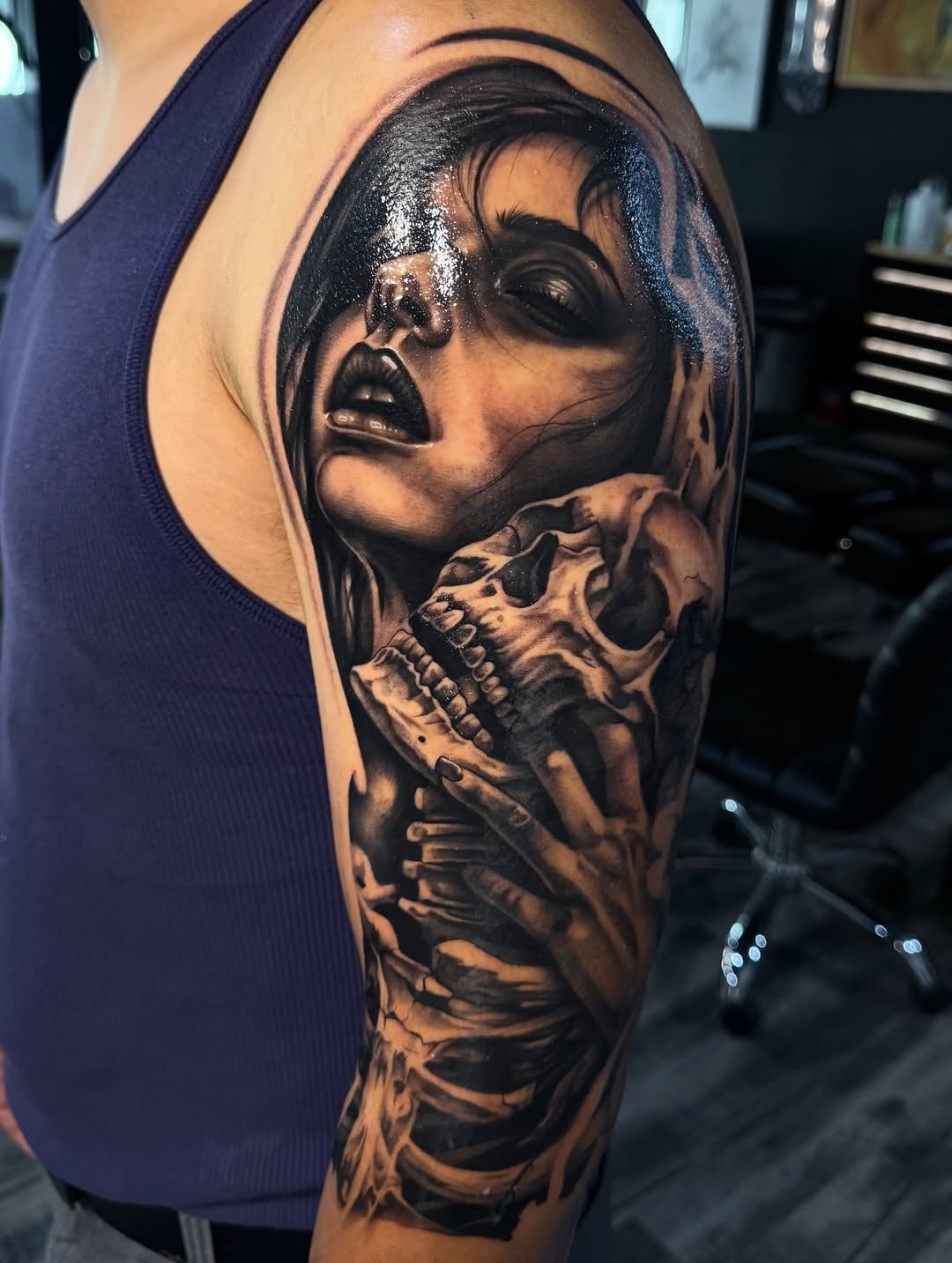 Tattoo by @flamure_tattoo β realism, dark_realism