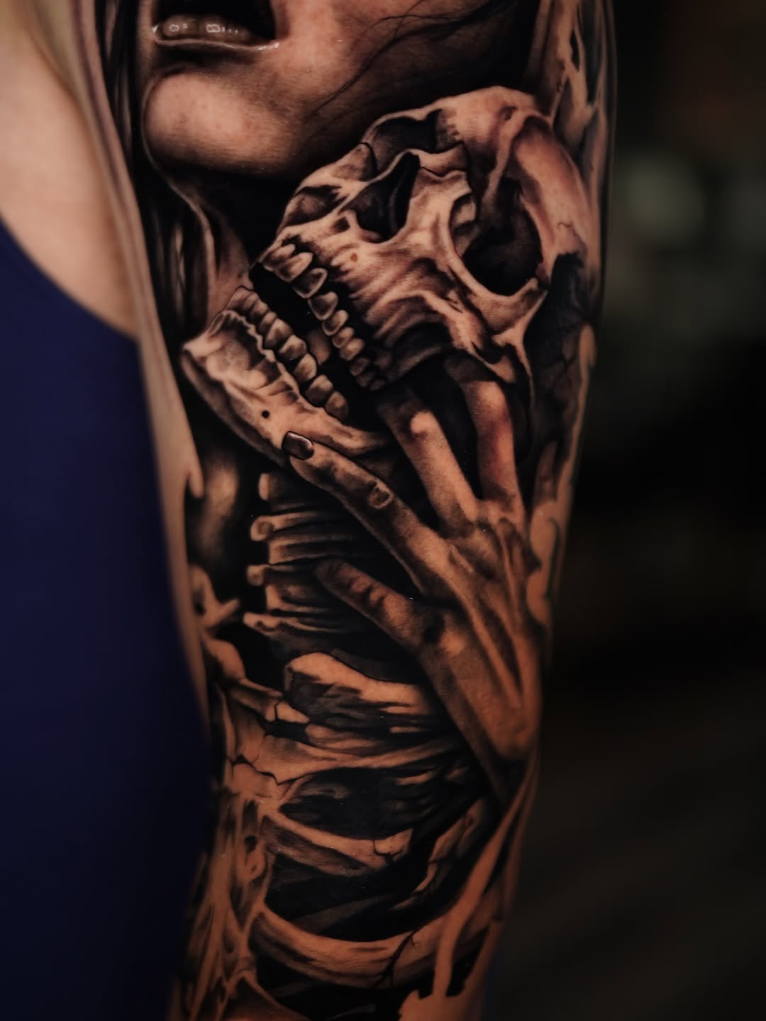 Tattoo by @flamure_tattoo β realism, dark_realism
