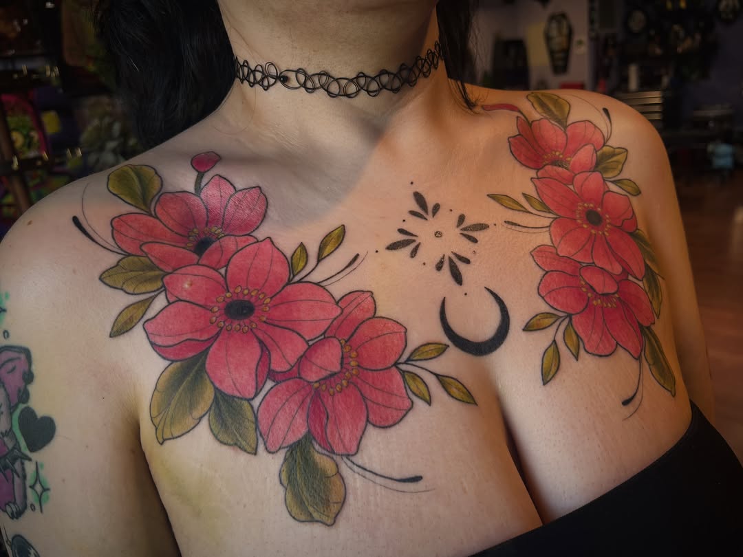 Tattoo by @hollytattoos__ — neo_traditional, dotwork