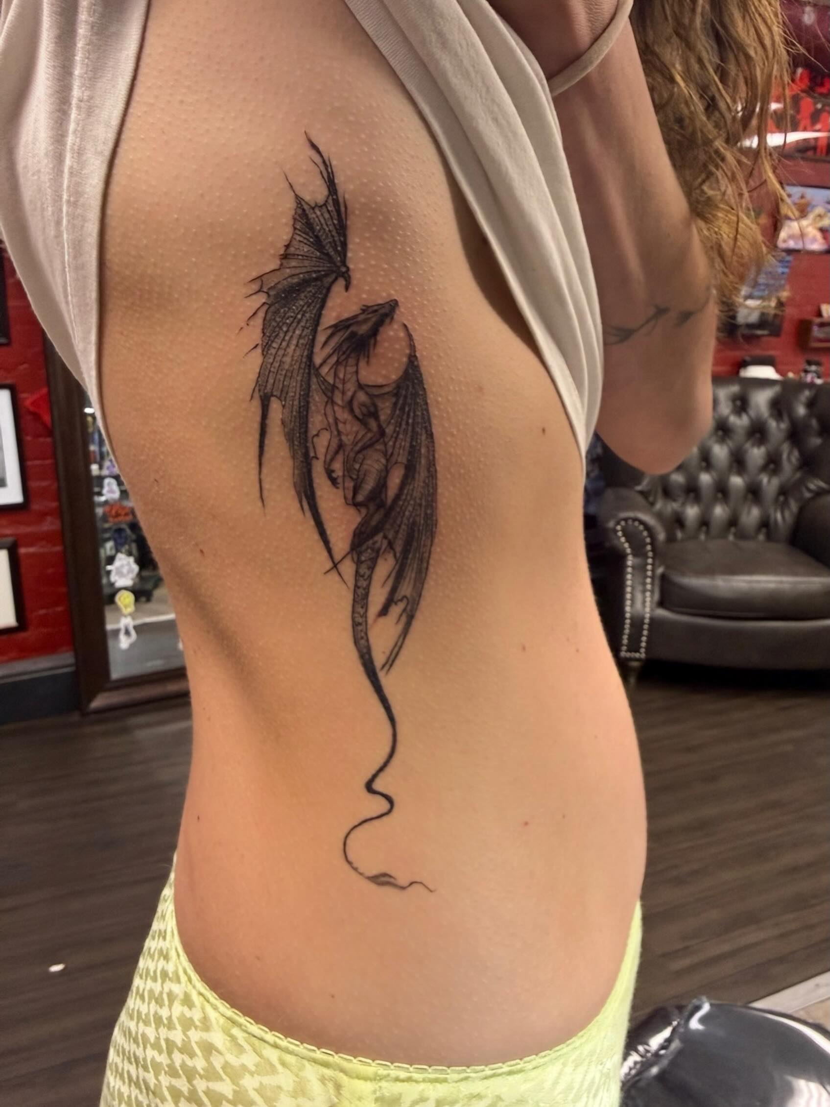 Tattoo by @inkandpainttattoo — black_and_grey