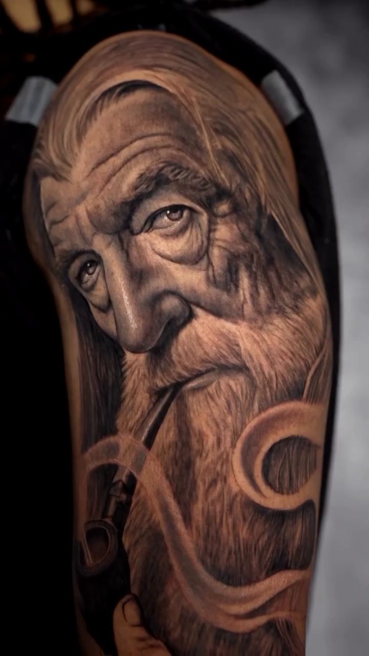 Tattoo by @andrea_fiorenza — realism, black_and_grey
