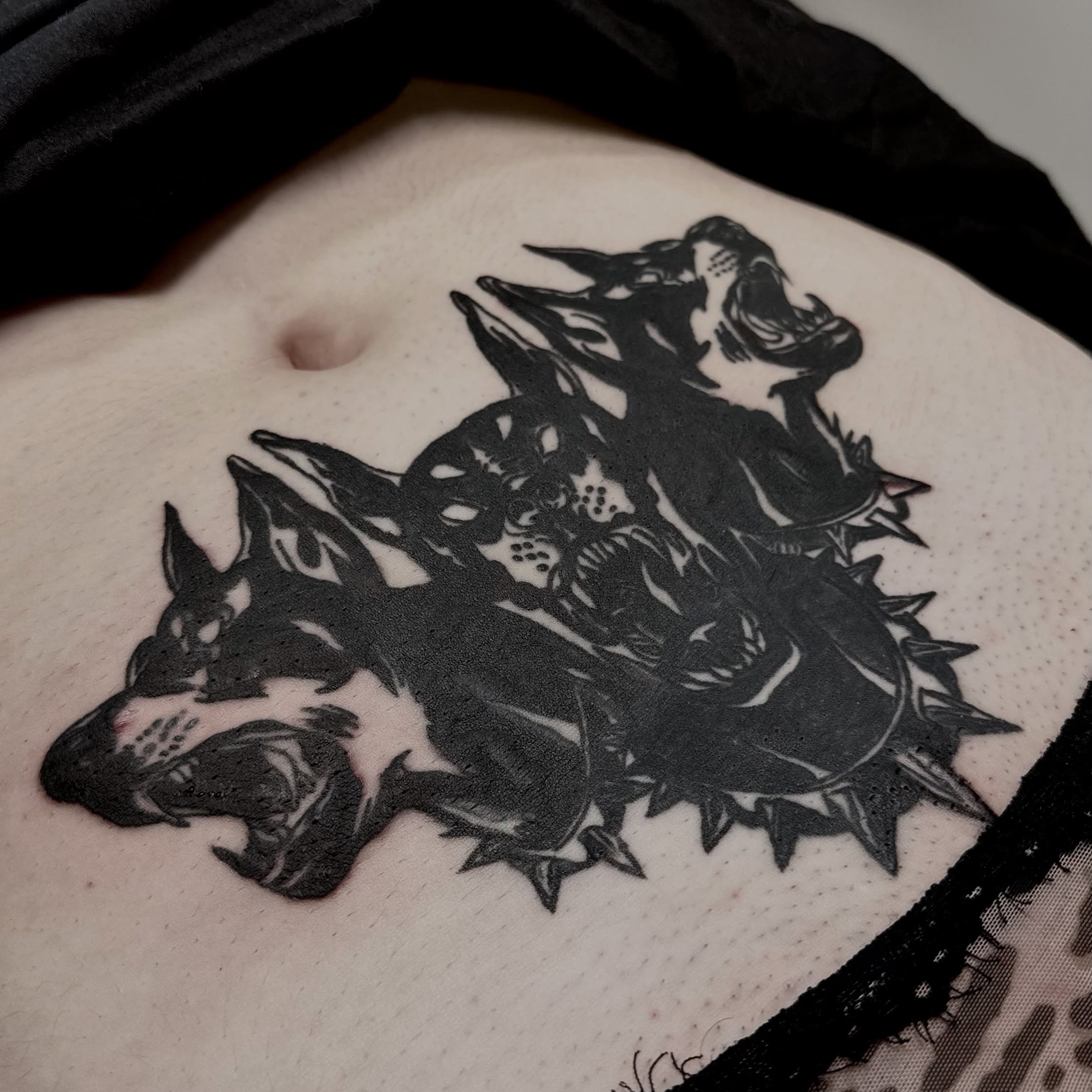 Tattoo by @alchemillia.tattoos — black_and_grey