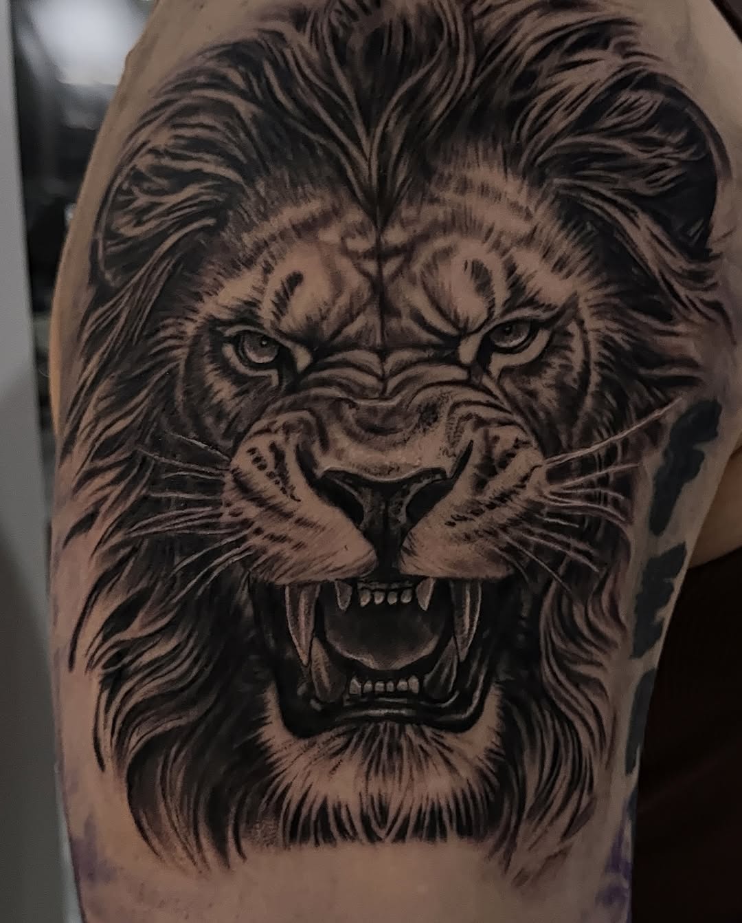 Tattoo by @_ambitiousdreamer β realism, black_and_grey