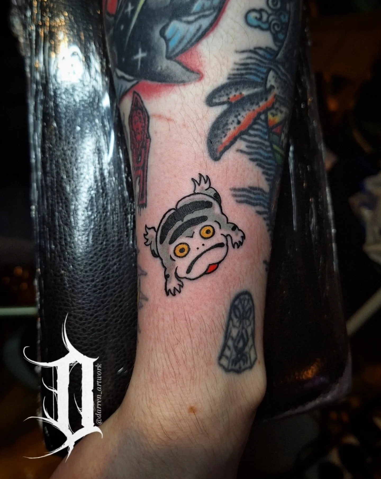 Tattoo by @darren_artwork — anime