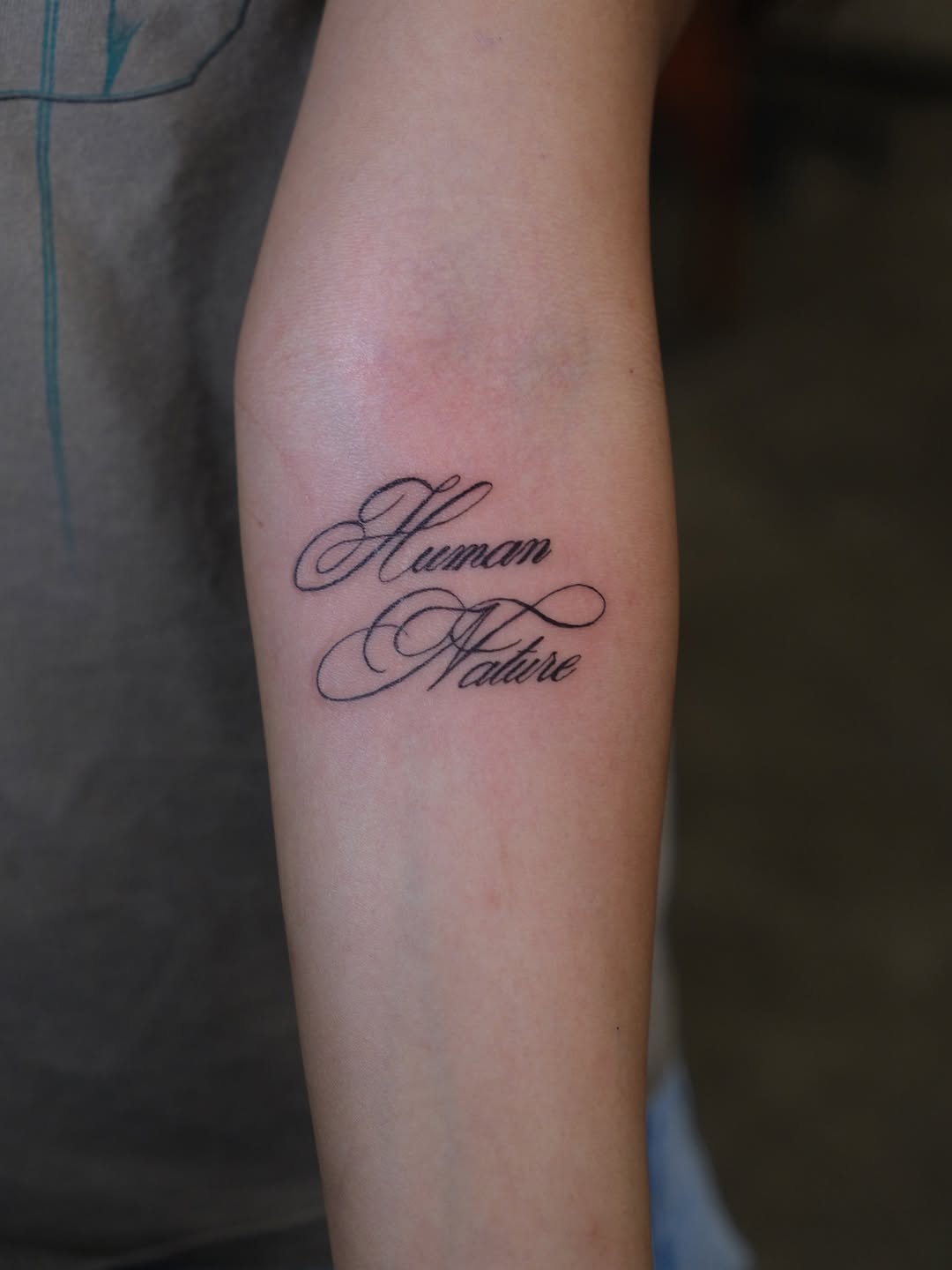 Tattoo by @kianahopetattoo — lettering_script, fine_line