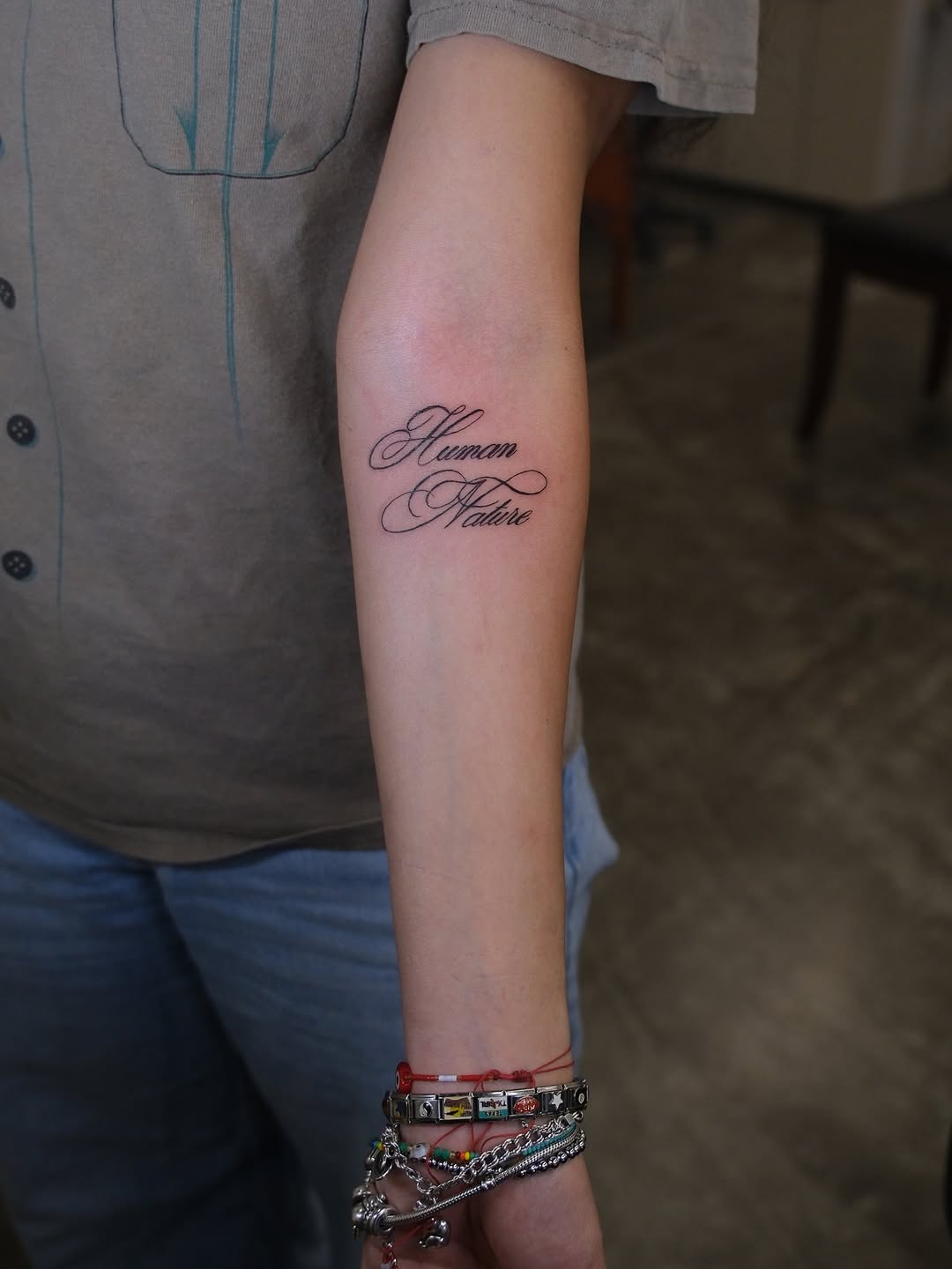 Tattoo by @kianahopetattoo — lettering_script, fine_line