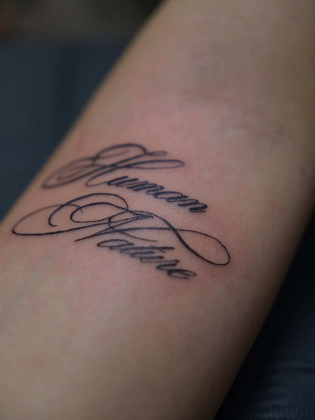 Tattoo by @kianahopetattoo — lettering_script