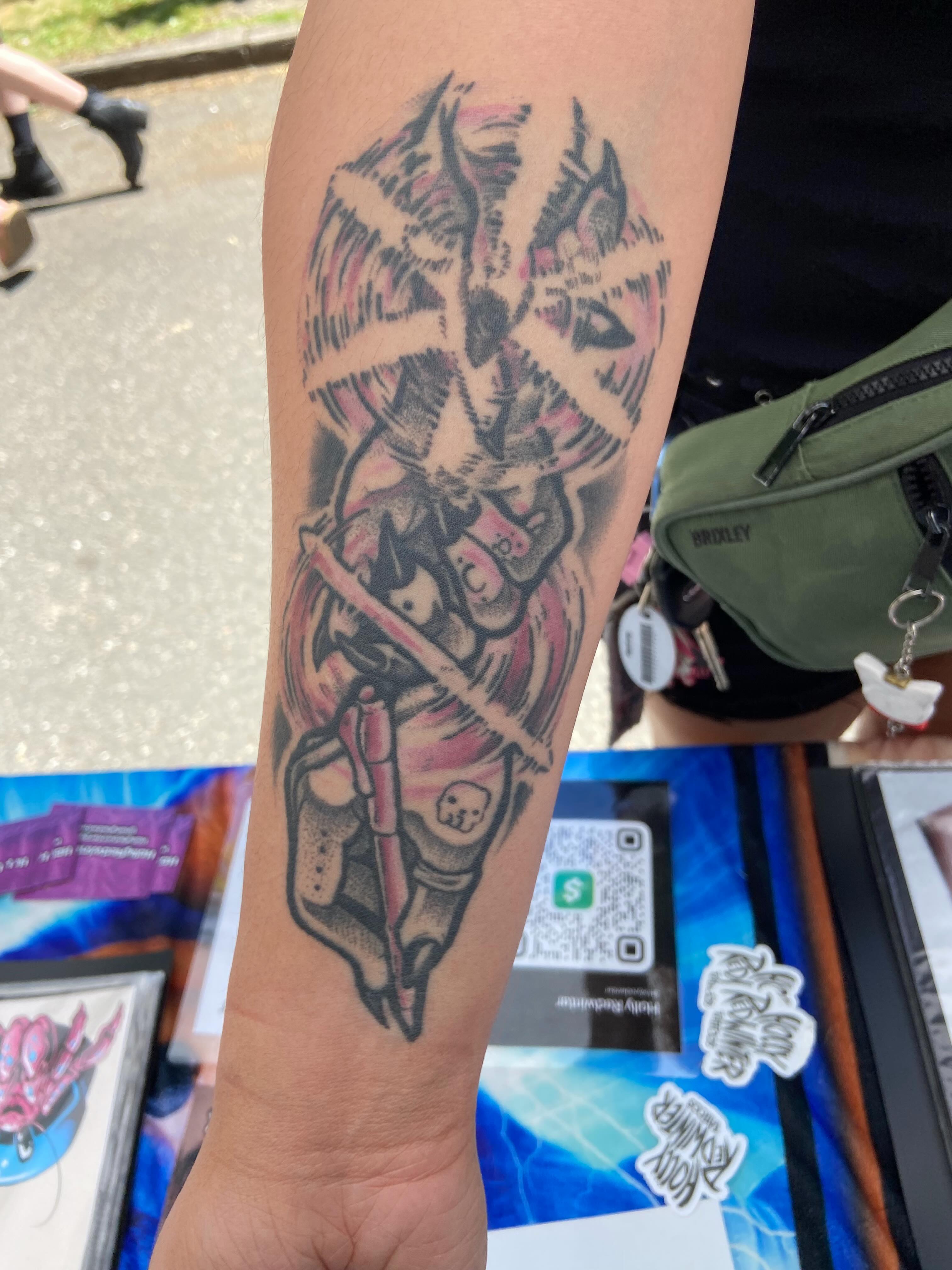 Tattoo by @hollyredwinter — anime