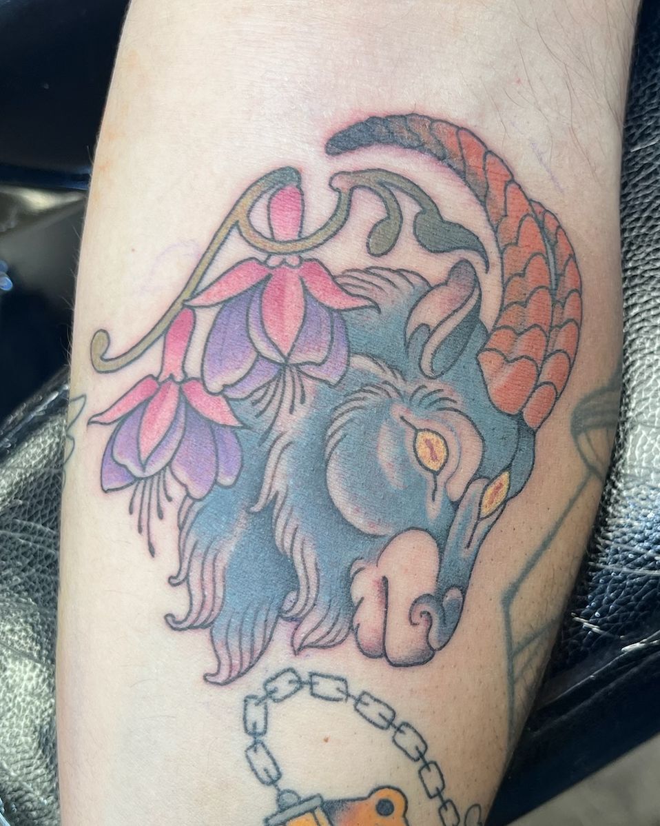 Tattoo by @leith_tattoo — american_traditional, dotwork