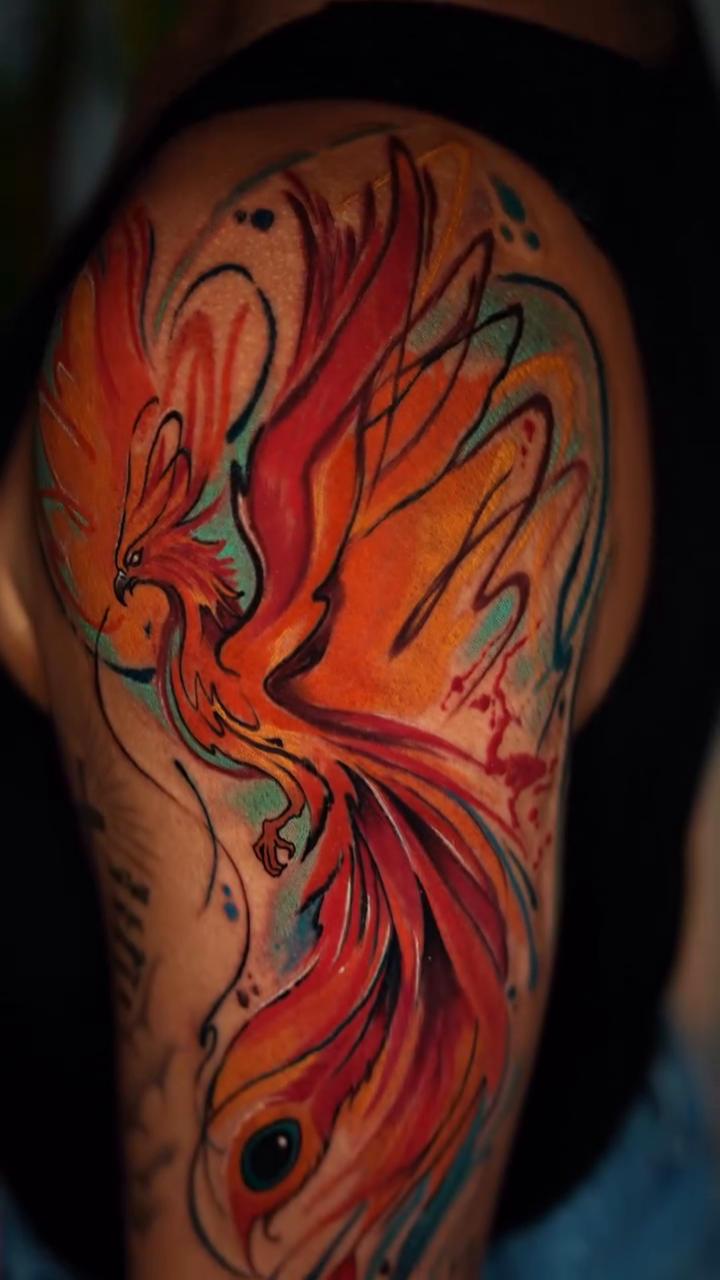 Tattoo by @adriantattoohlg — watercolor, neo_traditional