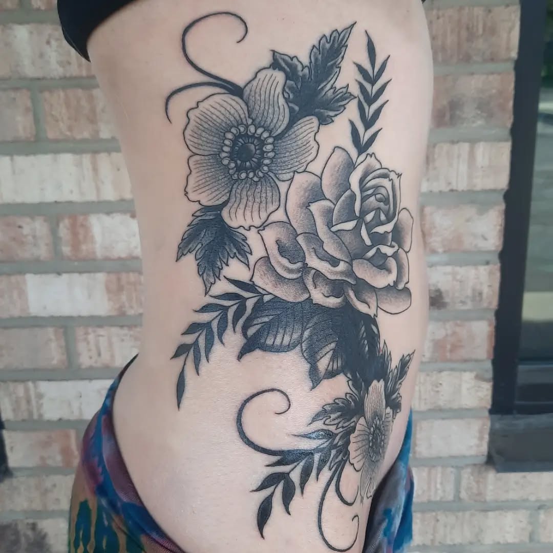 Tattoo by @k8carley_tattoos — black_and_grey, realism