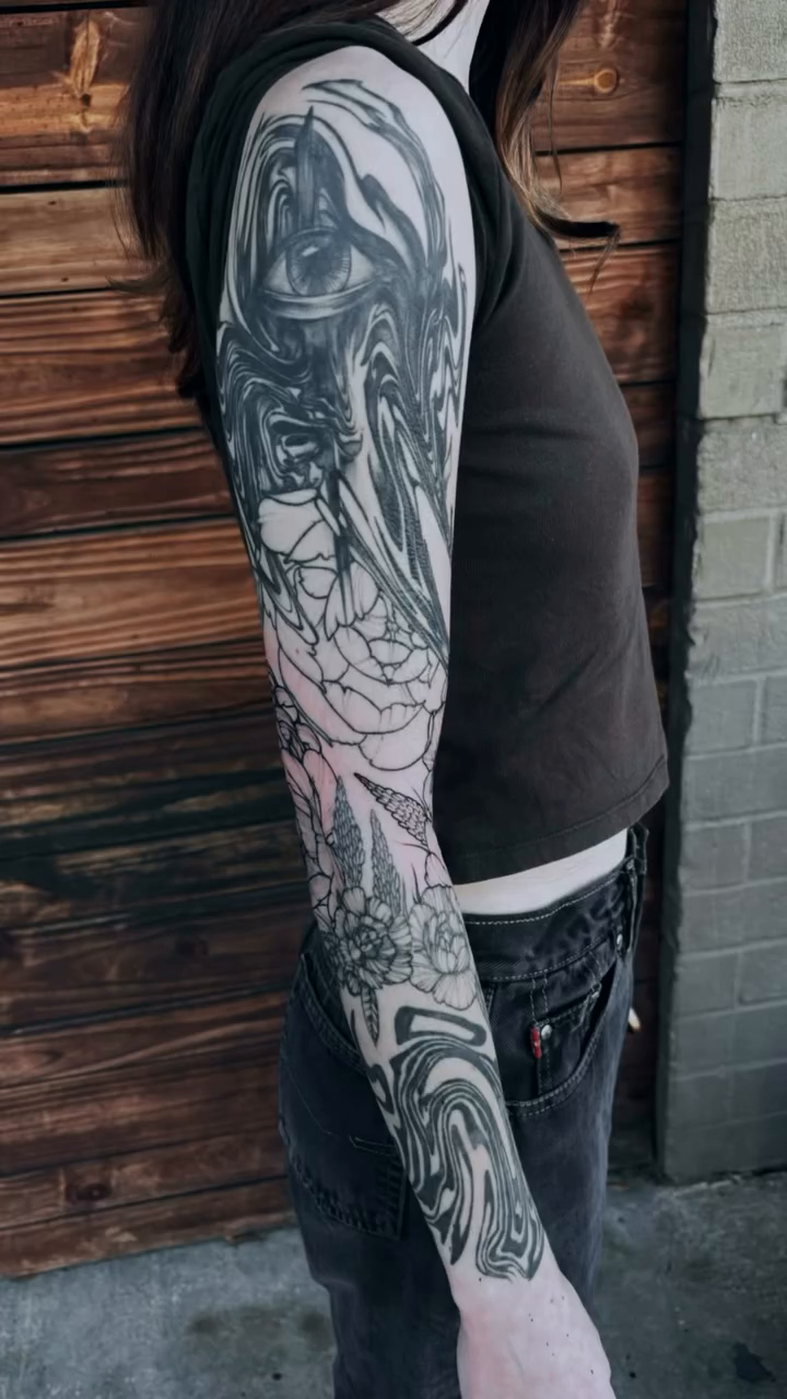 Tattoo by @linesofblack — black_and_grey, realism