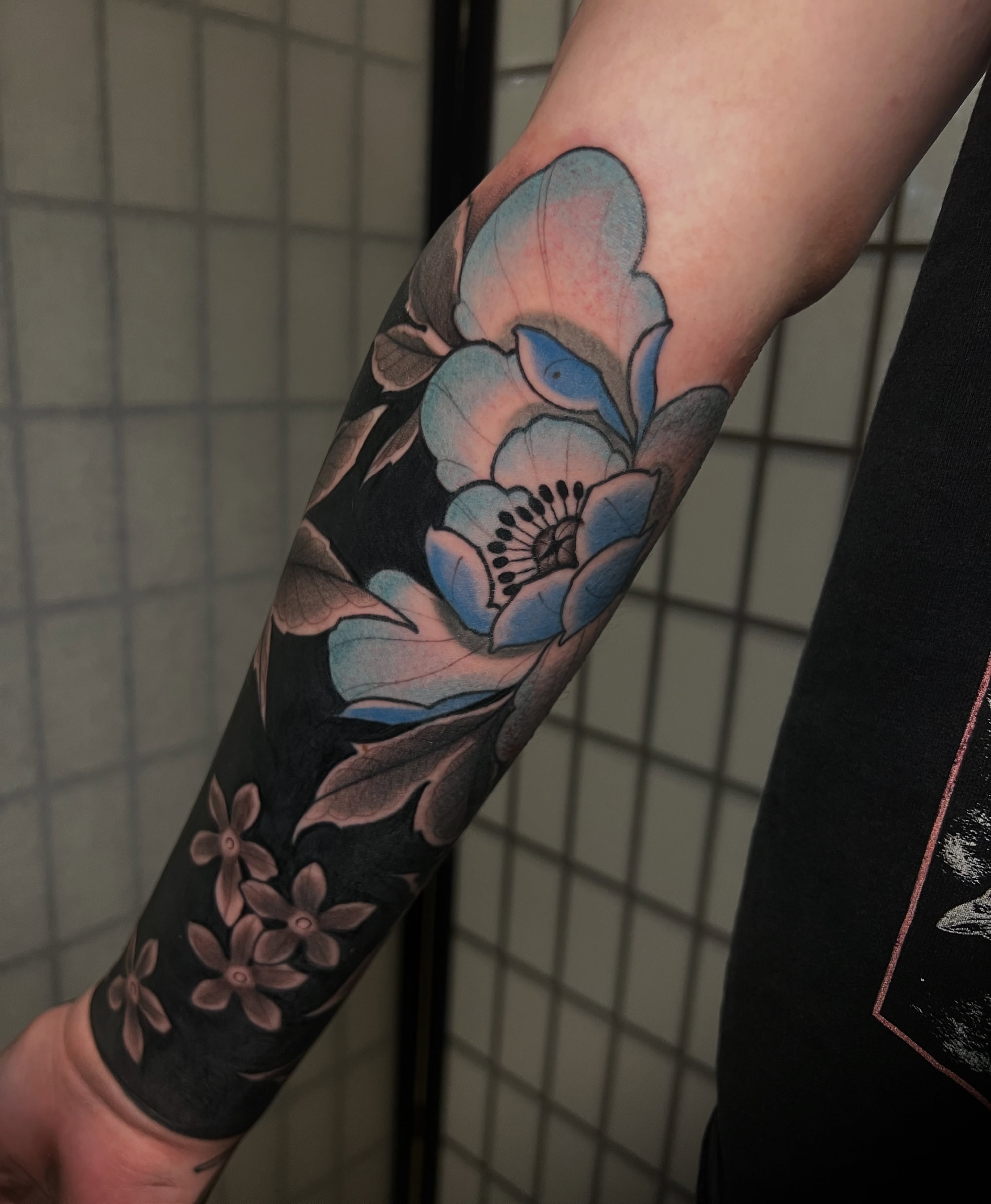 Tattoo by @rennietattoo — black_and_grey