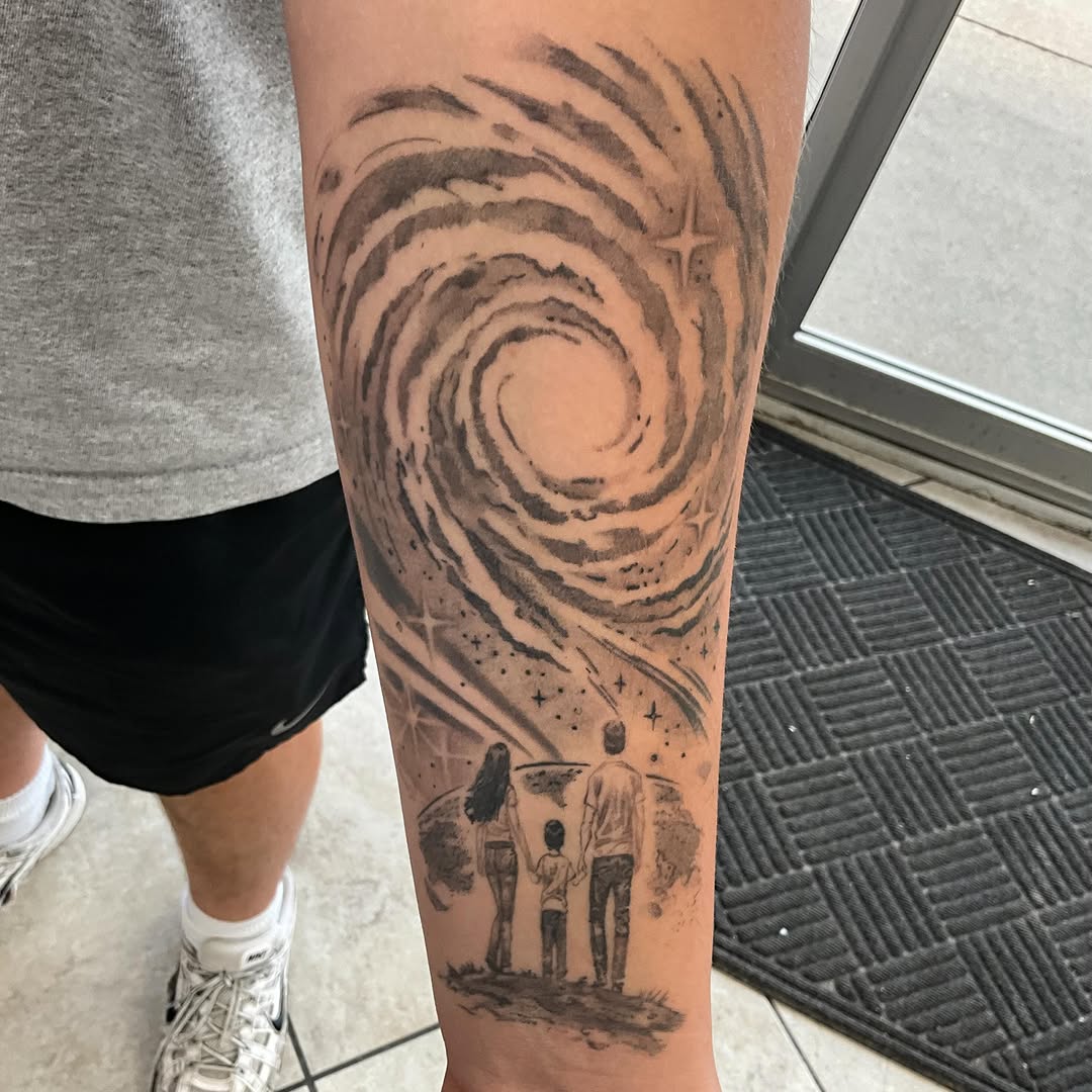 Tattoo by @tha_hot_dawg — black_and_grey, realism