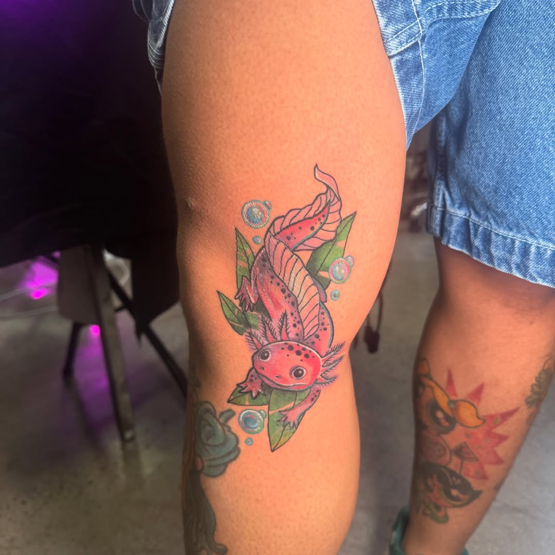 Tattoo by @paperairplanejane — new_school, dotwork