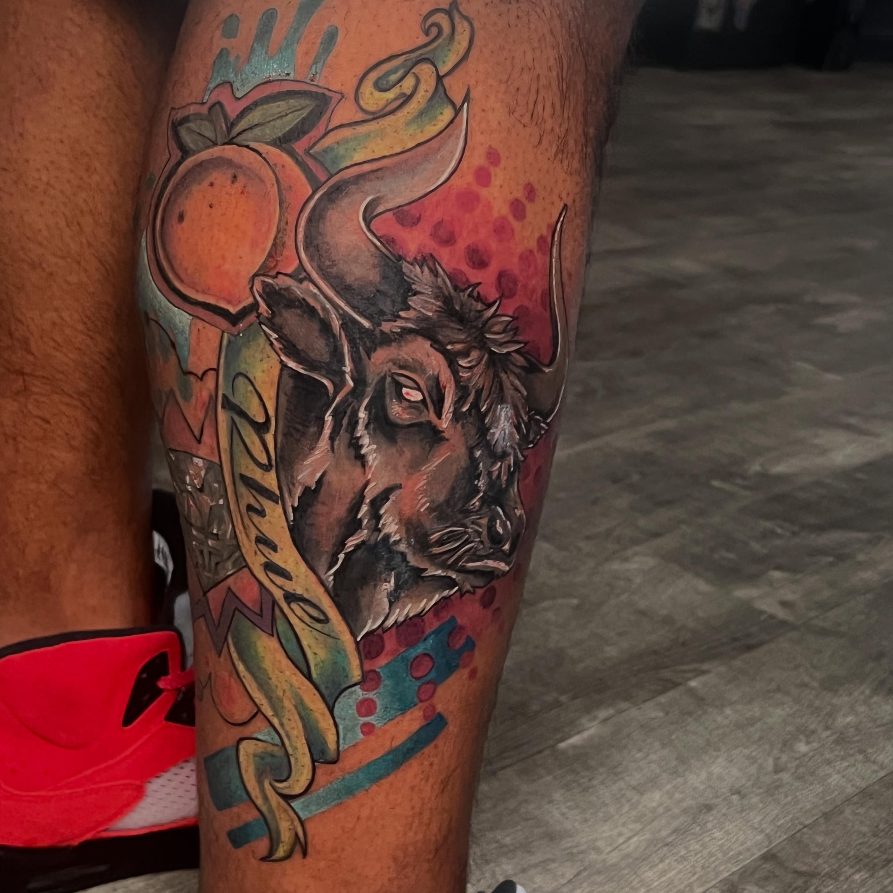 Tattoo by @paperairplanejane — realism, dotwork