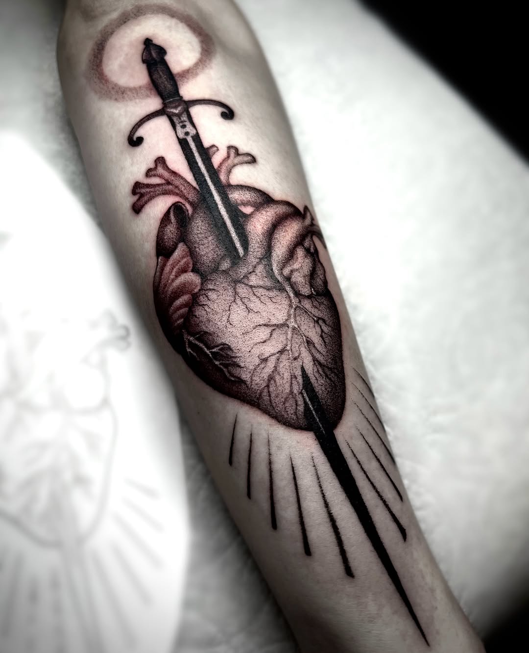 Tattoo by @jaredxhughes — realism, dotwork
