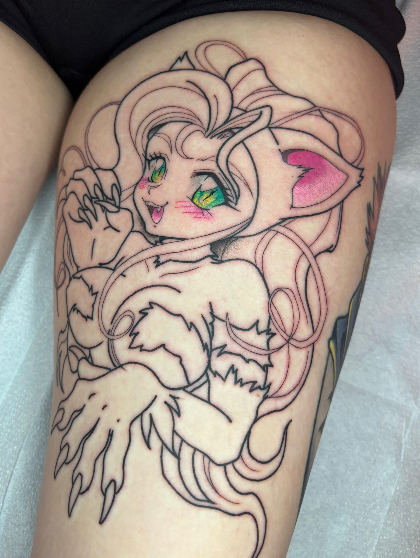 Tattoo by @toriwartooth — anime