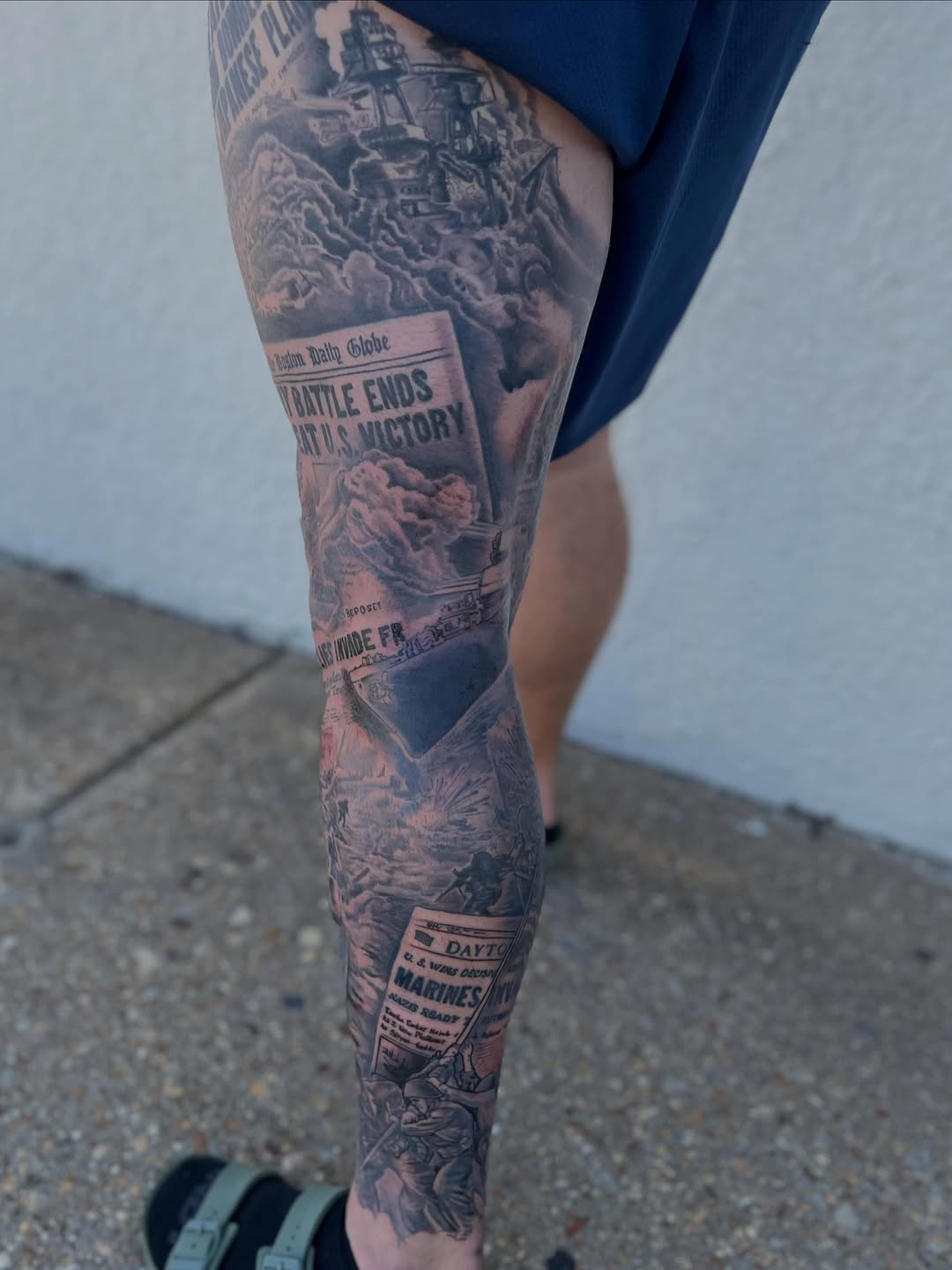 Japanese tattoo on the forearm by Randy Stout