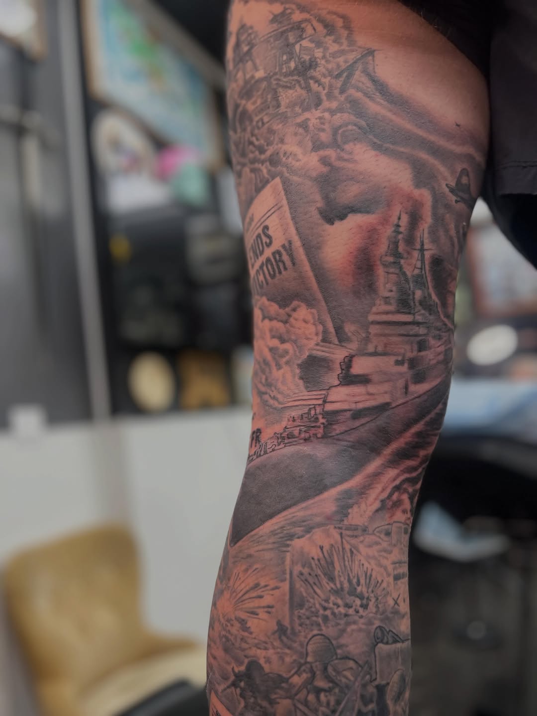 Tattoo by @snakeeyes7six — realism, black_and_grey