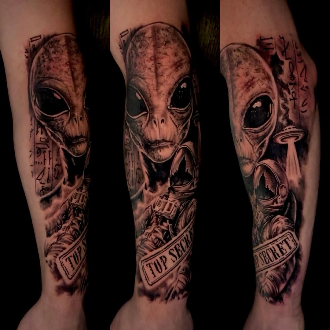 Tattoo by @tattoosbybeanz — realism, black_and_grey