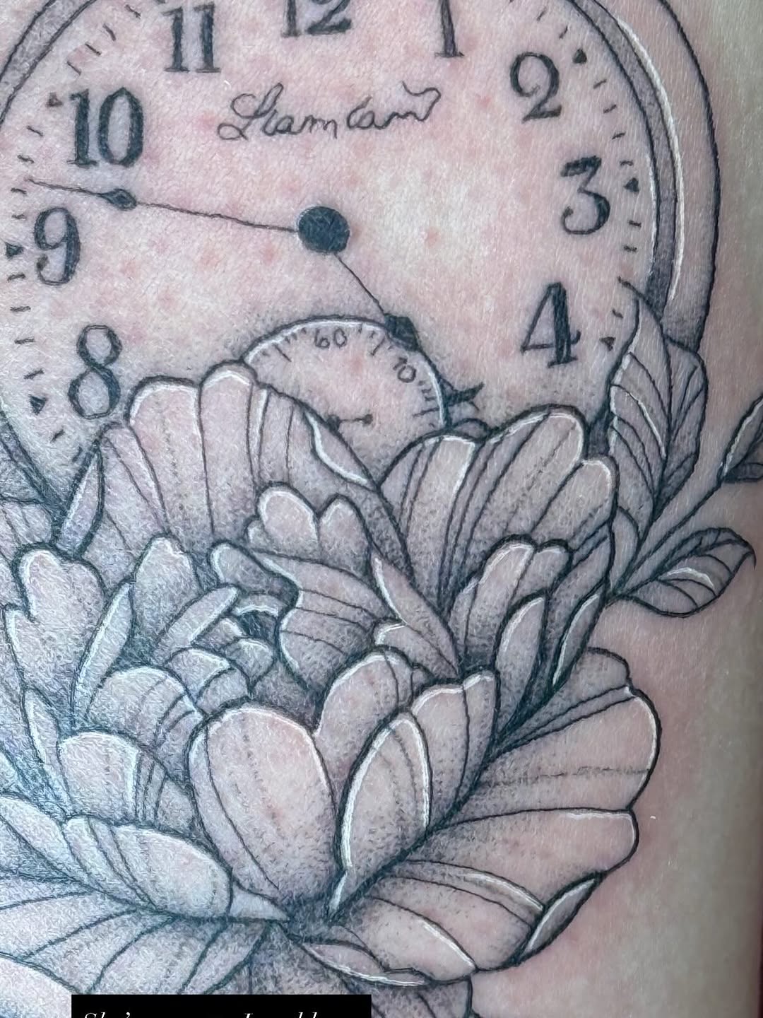 Tattoo by @inkbygoose — black_and_grey, realism