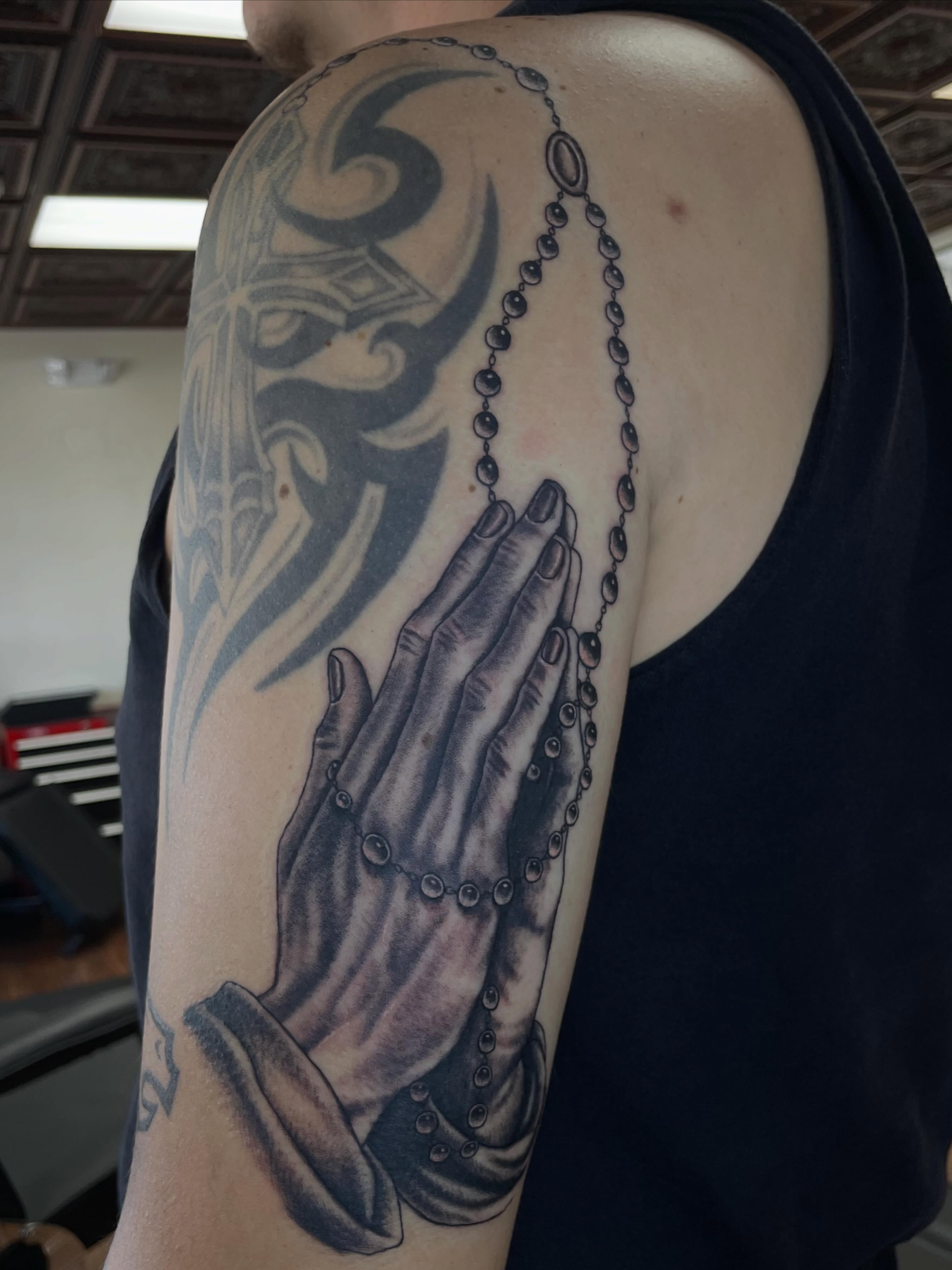 Tattoo by @lj._tattoos — realism, black_and_grey