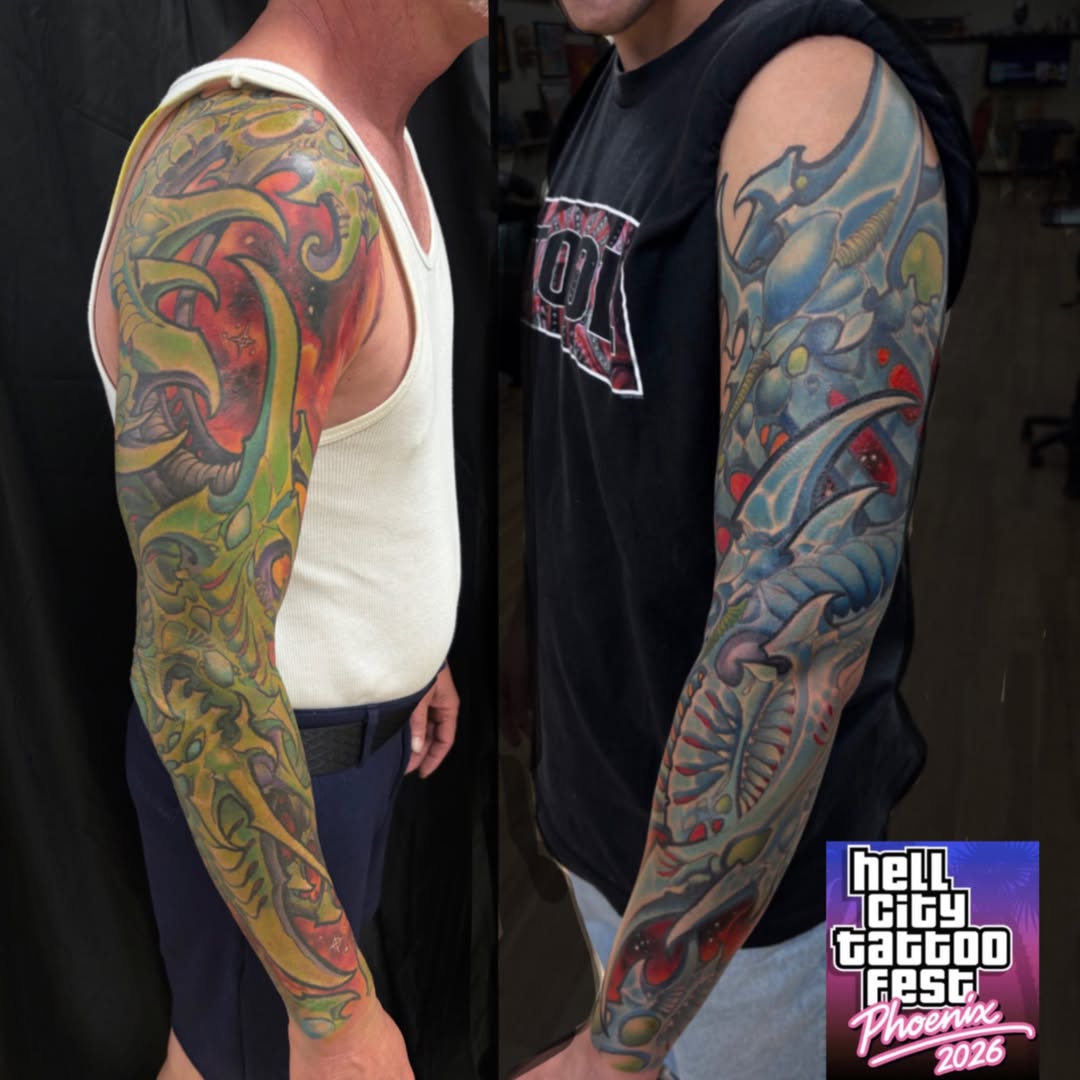 Tattoo by @musashi915 — new_school, trash_polka