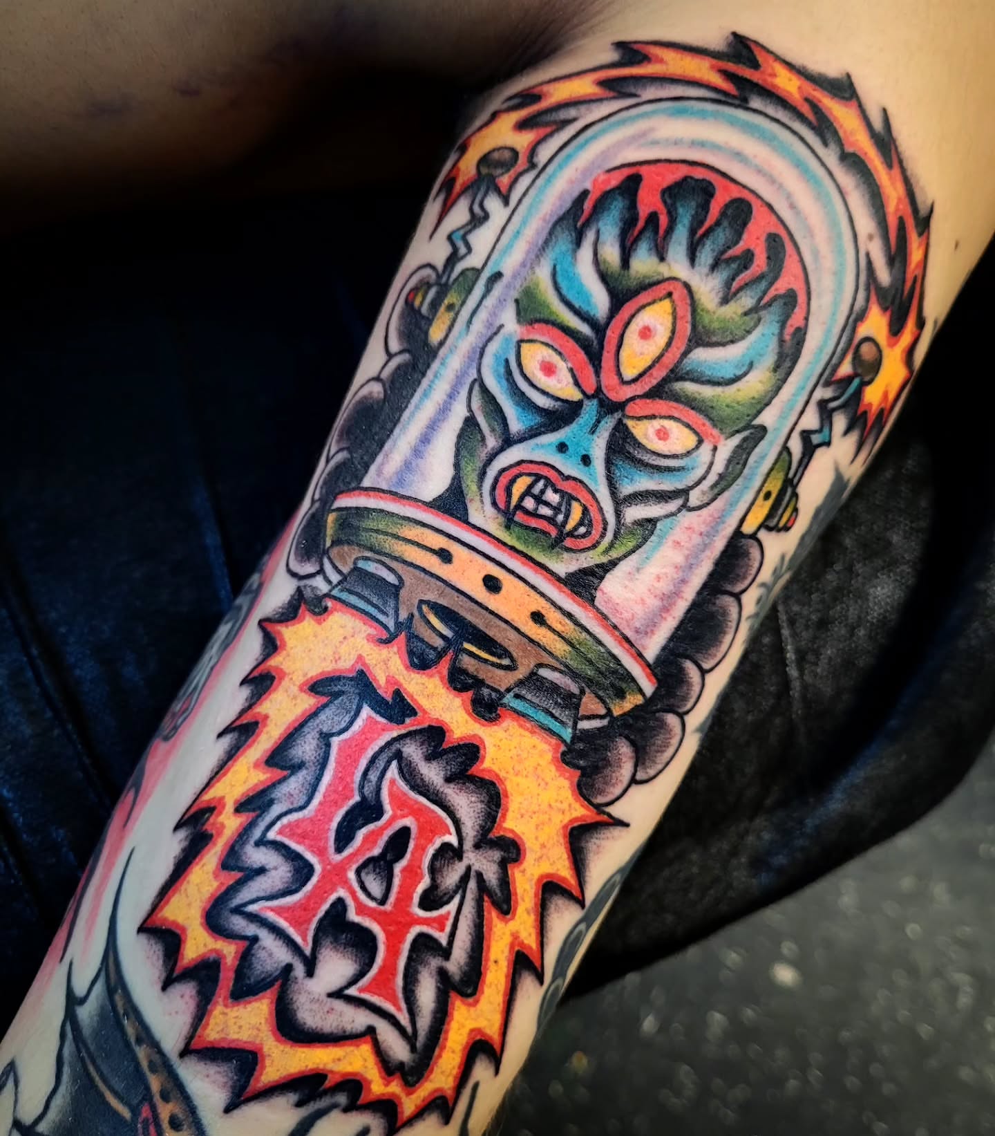 Tattoo by @werexwolf — american_traditional