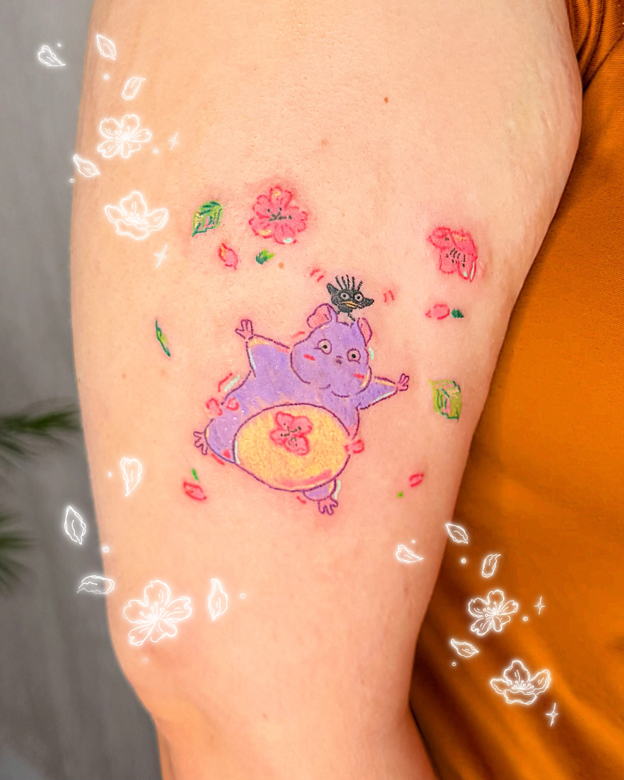 Tattoo by Pastel Color Tattoos | 율무타투 | 대구타투 | seoul tattoo, Seoul, South Korea