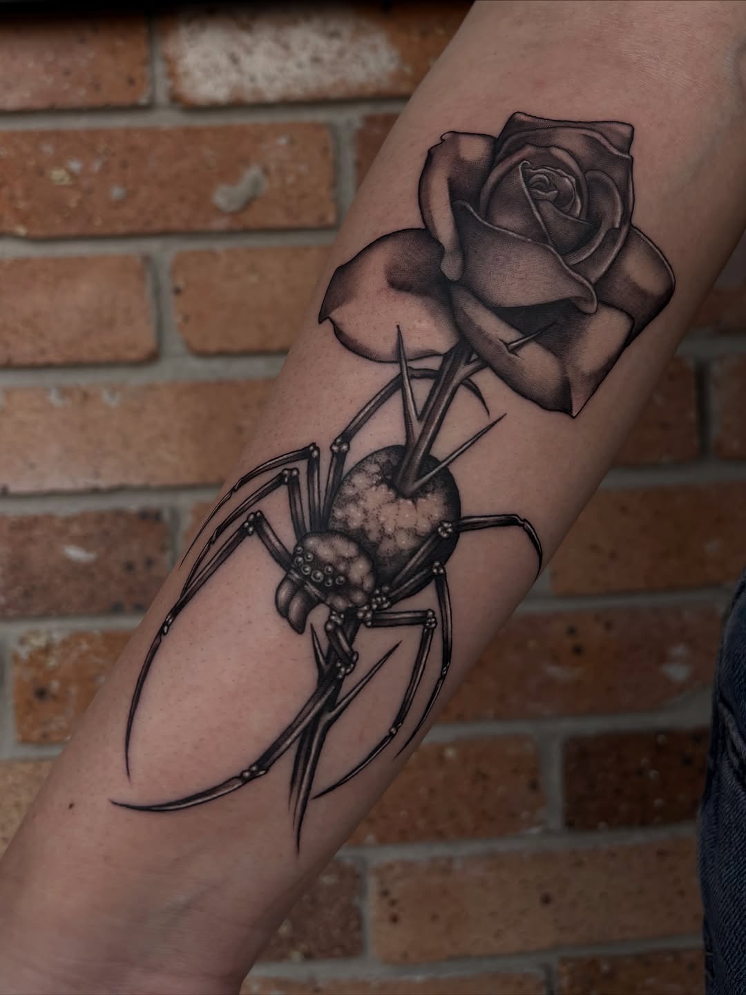 Tattoo by @mylajanetattoos — realism, black_and_grey